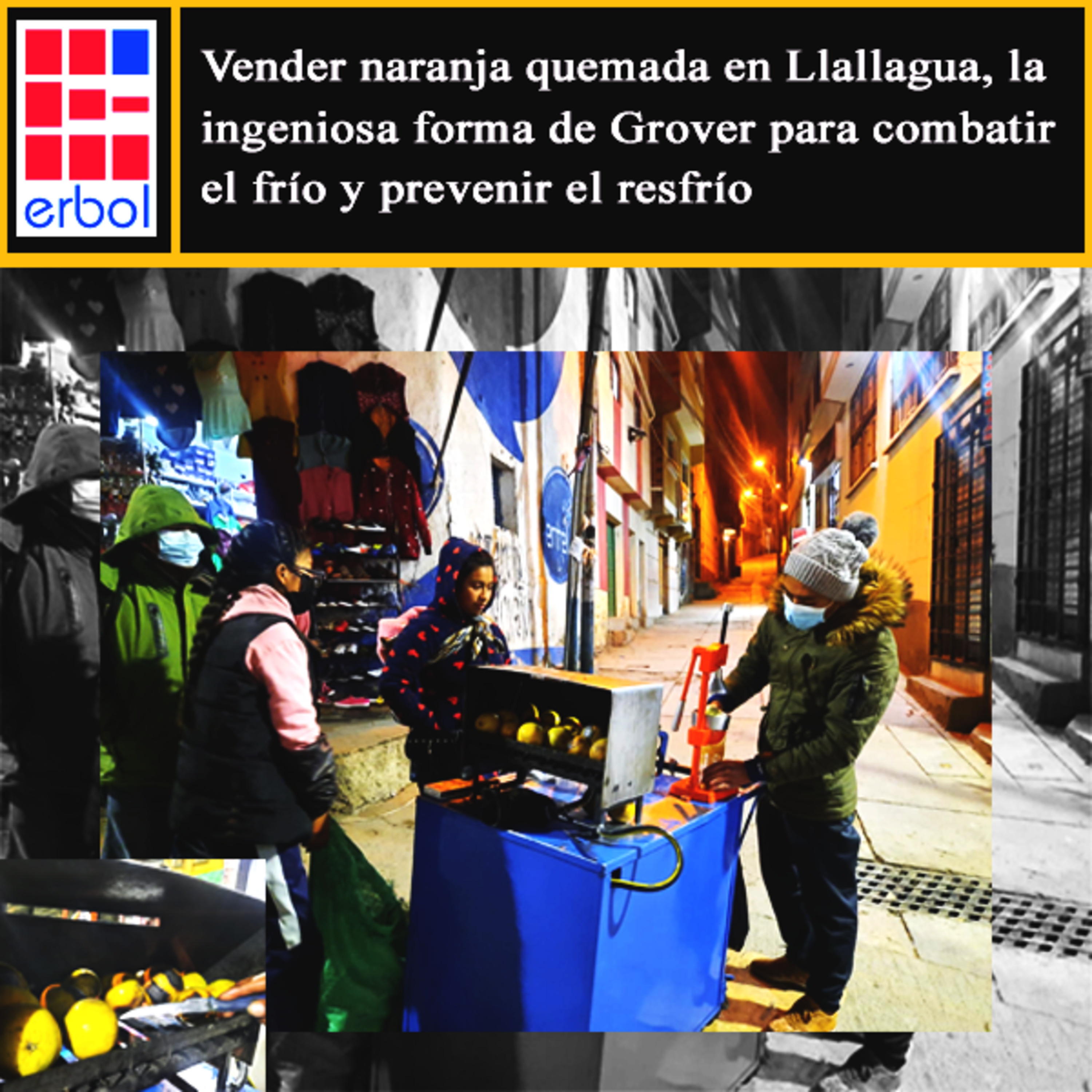 Vender naranja quemada en Llallagua, la ingeniosa forma de Grover para combatir el frío y prevenir el resfrío episode artwork