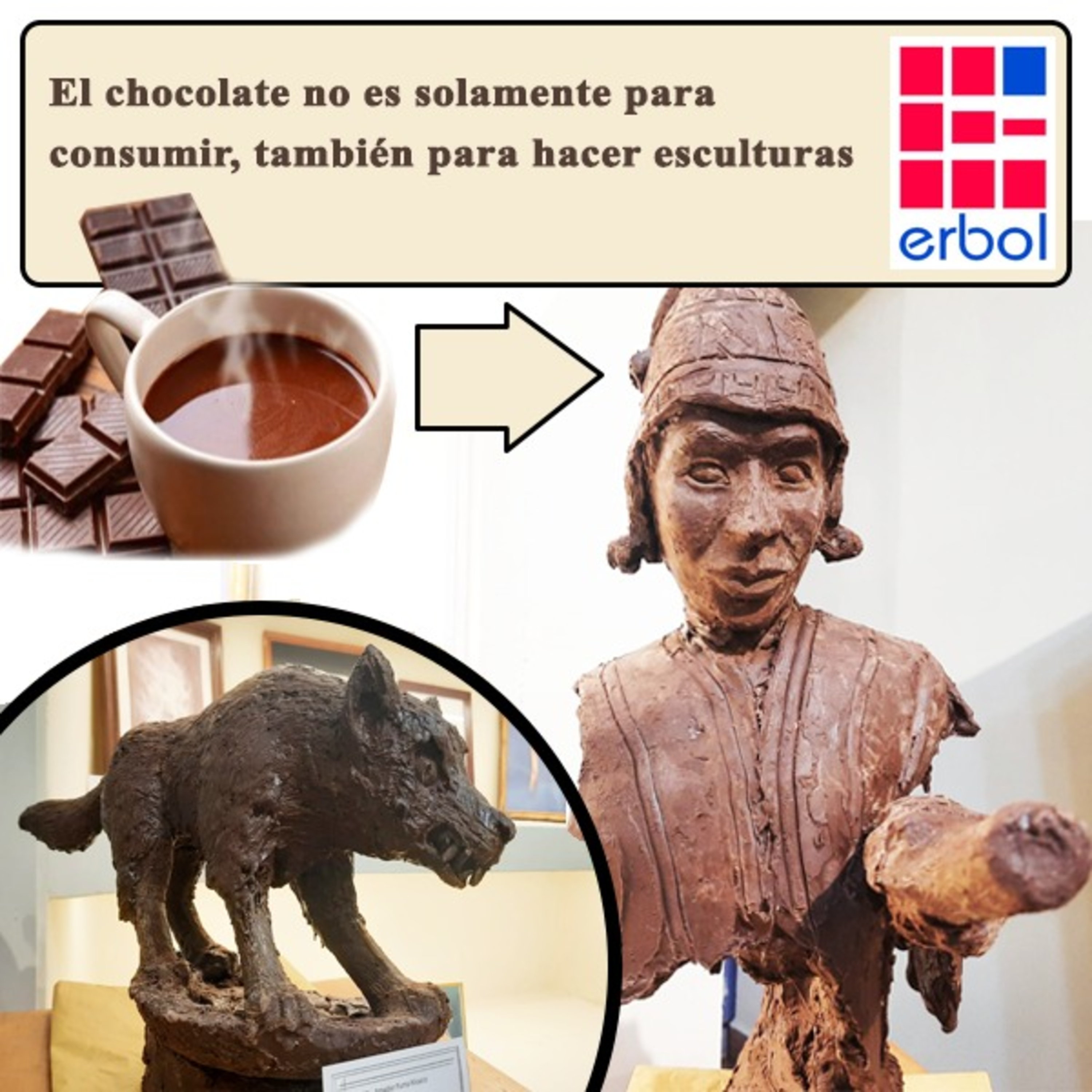 El chocolate no es solamente para consumir, también para hacer esculturas  episode artwork