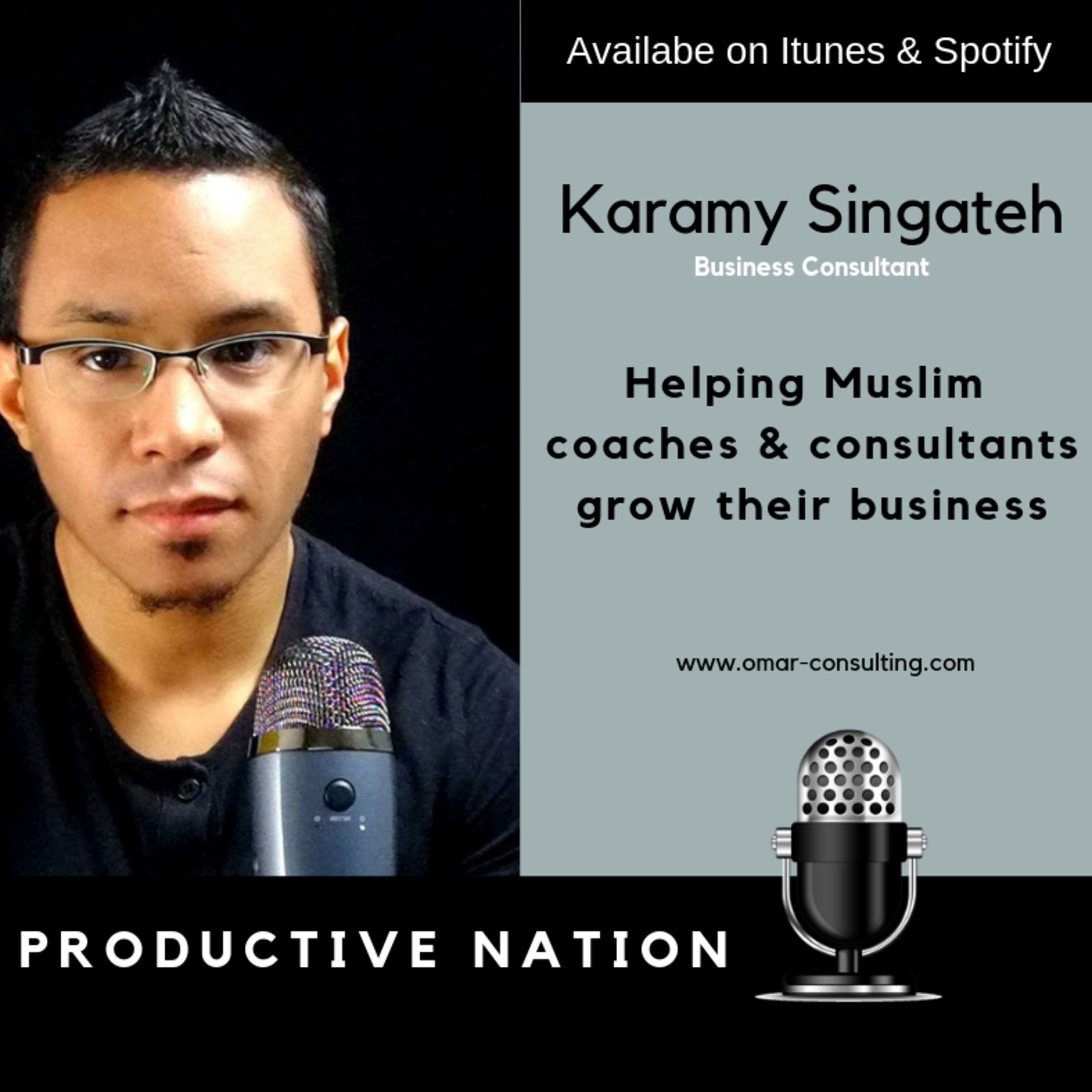 Helping Muslim coaches & consultants grow their business - Karamy Singateh