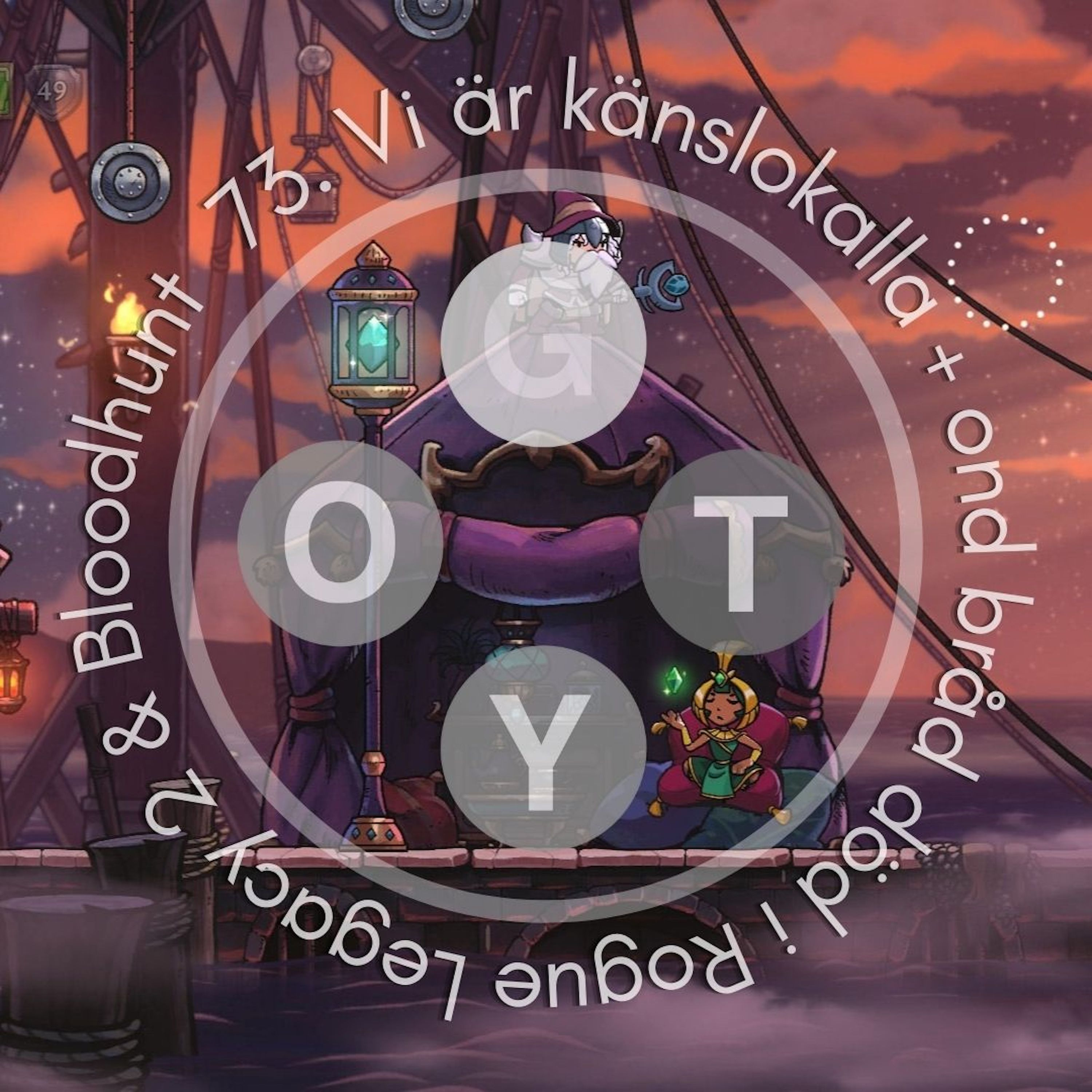 73. Vi är känslokalla + ond bråd död i Rogue Legacy 2 & Bloodhunt episode artwork
