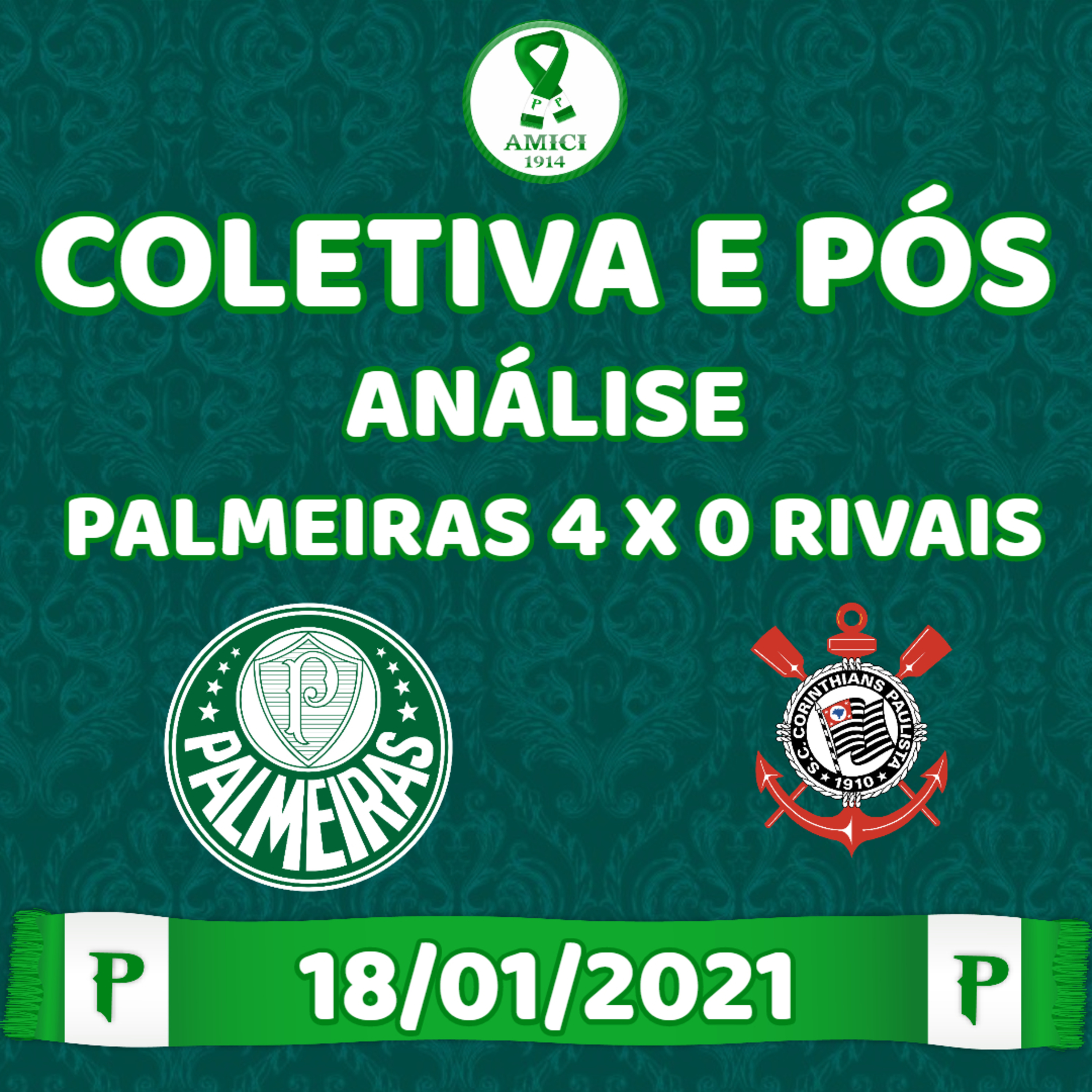COLETIVA ABEL FERREIRA | PÓS-JOGO | PALMEIRAS 4 x 0 CORINTHIANS | BR 2020 | AO VIVO