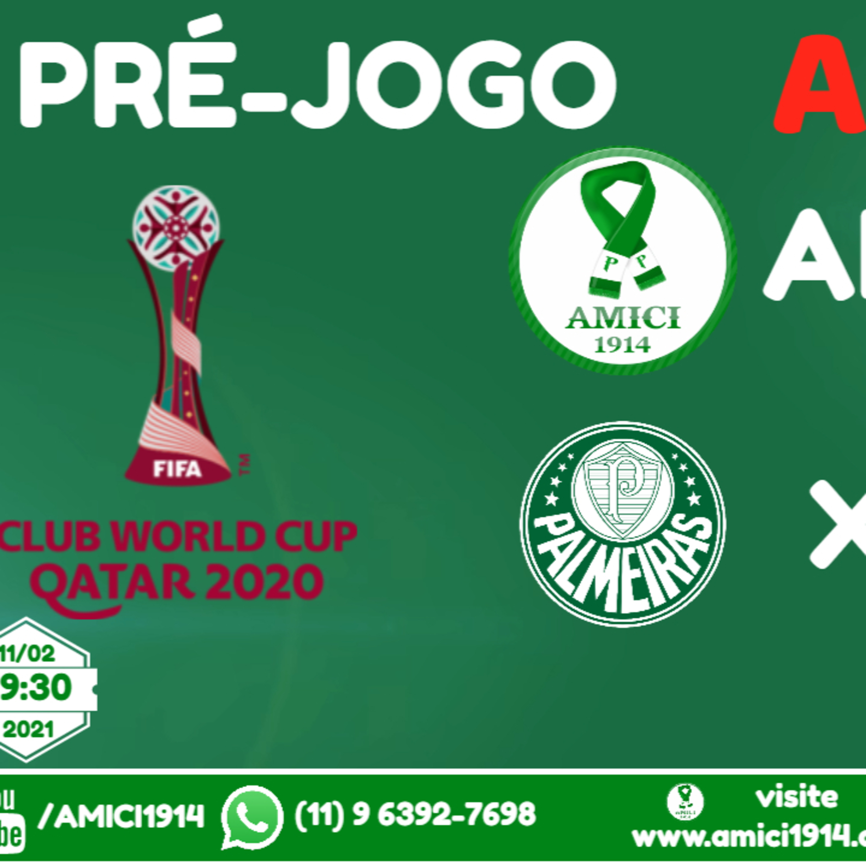 PRÉ-JOGO | PALMEIRAS x AL-AHLY | MUNDIAL DE CLUBES | AO VIVO