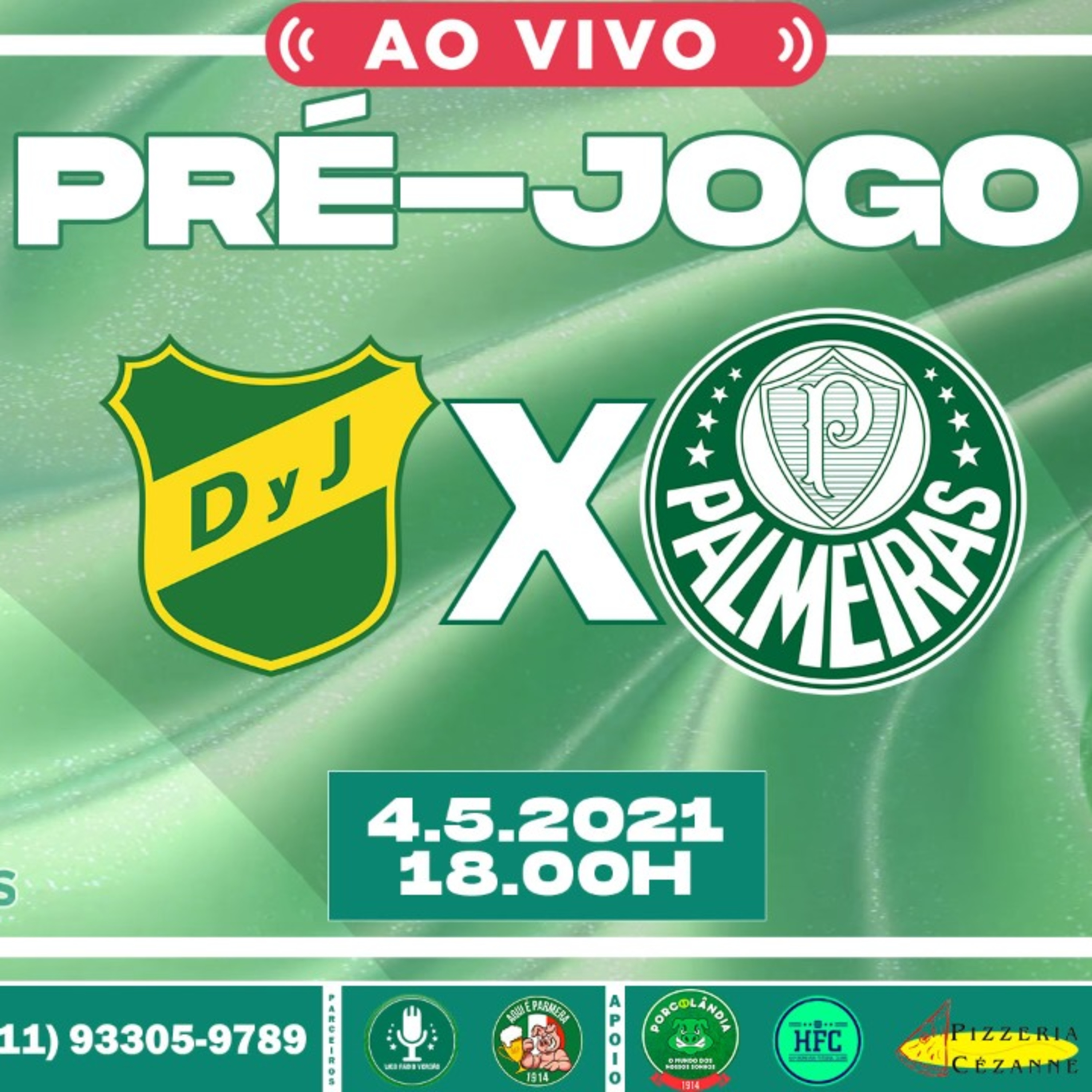 PRÉ-JOGO | DEFENSA Y JUSTICIA x PALMEIRAS | LIBERTADORES 2021 | AO VIVO DOS ESTÚDIOS WRV-AMICI
