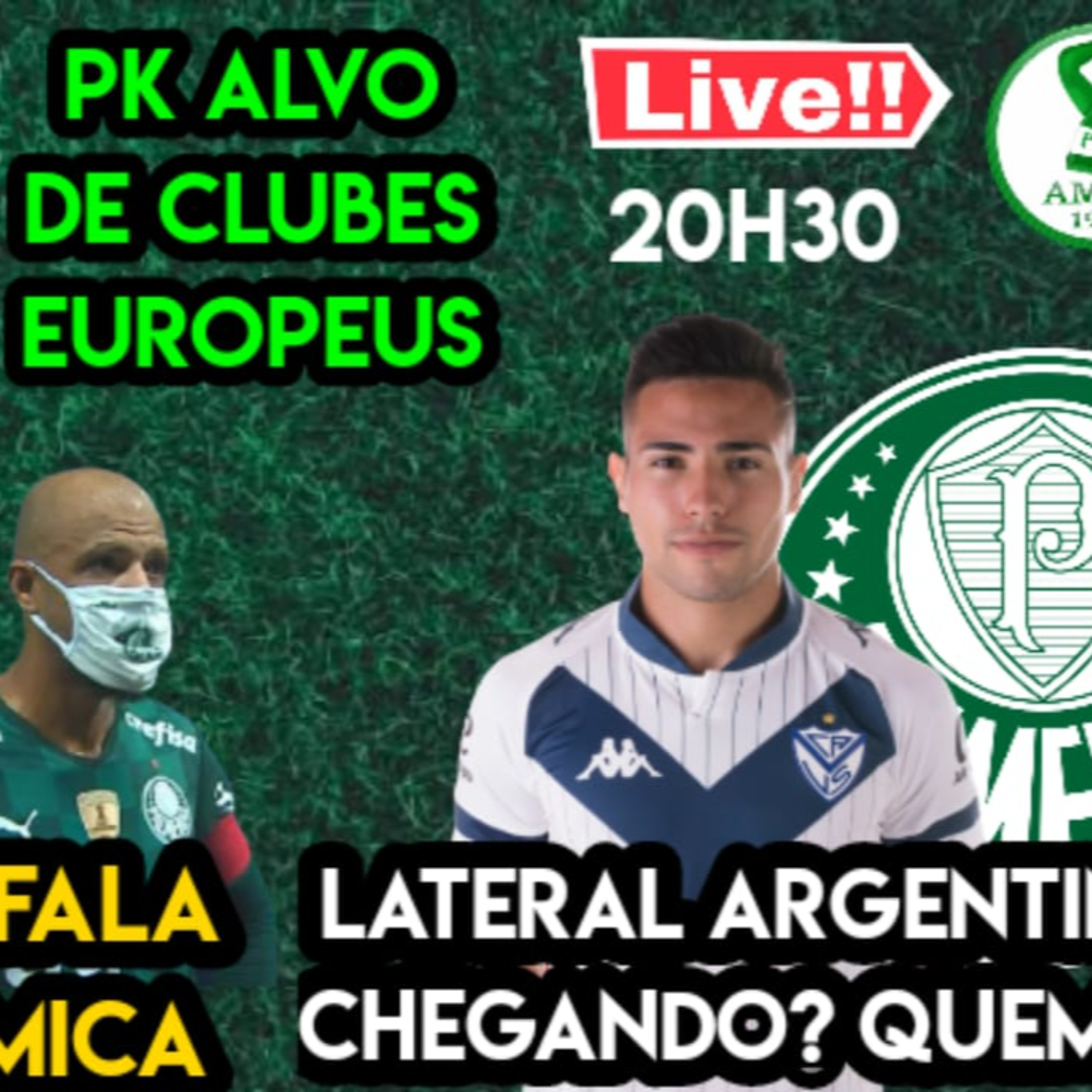 LIVE 🚨 REFORÇO CHEGANDO NO PALMEIRAS ? | FELIPE MELO FALA DE POLÊMICA | PK NA MIRA EUROPÉIA