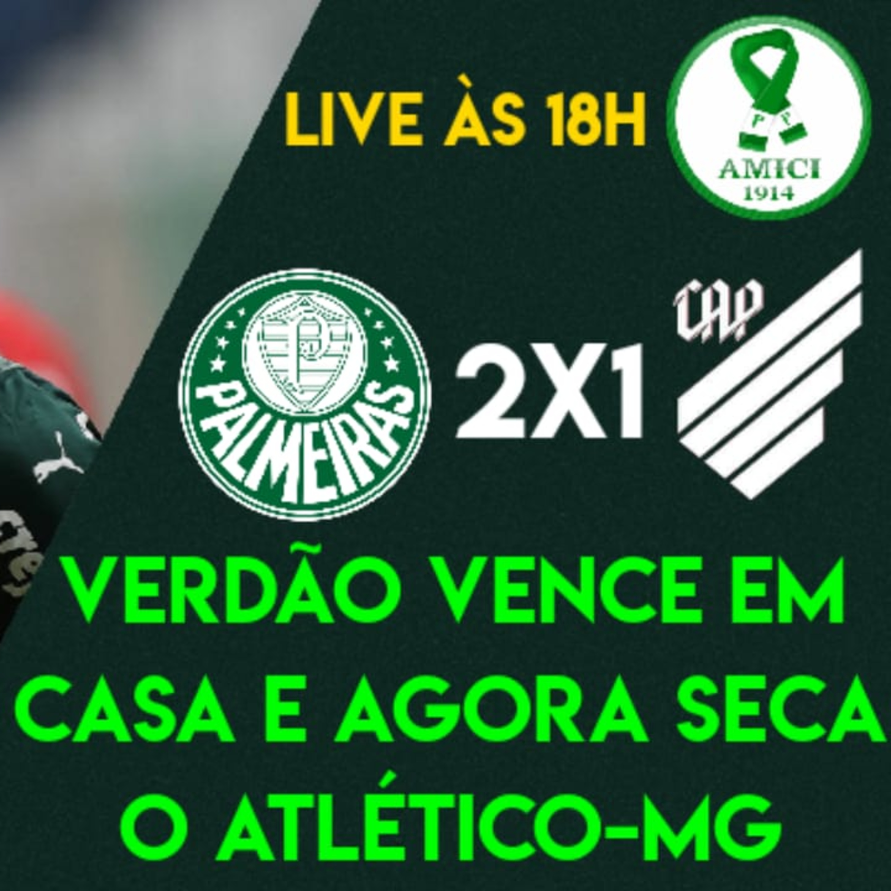 LIVE 🔴 PALMEIRAS VOLTA A VENCER NO BRASILEIRÃO | 14 DIAS SEM JOGOS | ANÁLISE DO JOGO