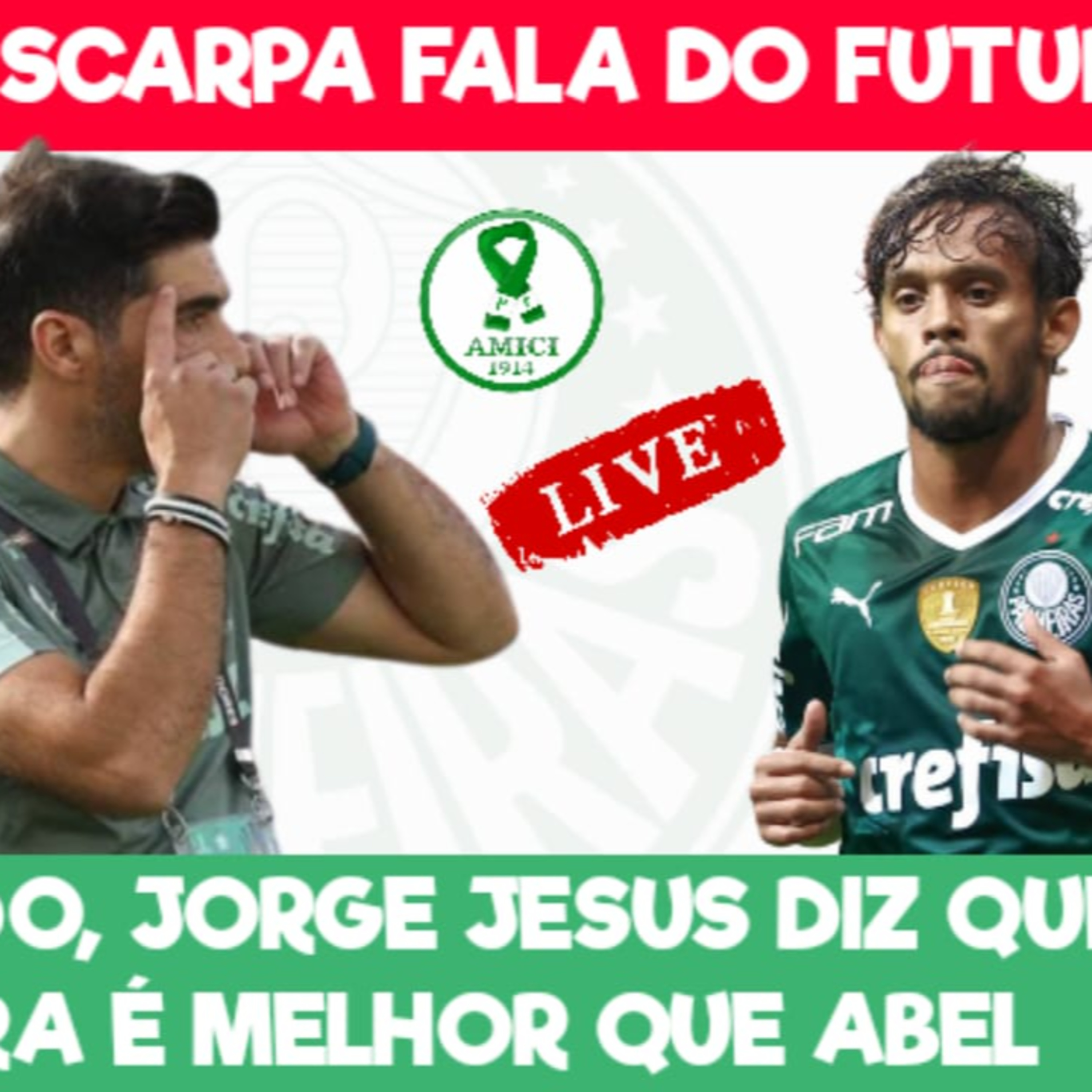 DESESPERADO, JORGE JESUS DIZ QUE VITOR PEREIRA É MELHOR QUE ABEL | SCARPA TEM FUTURO INDEFINIDO