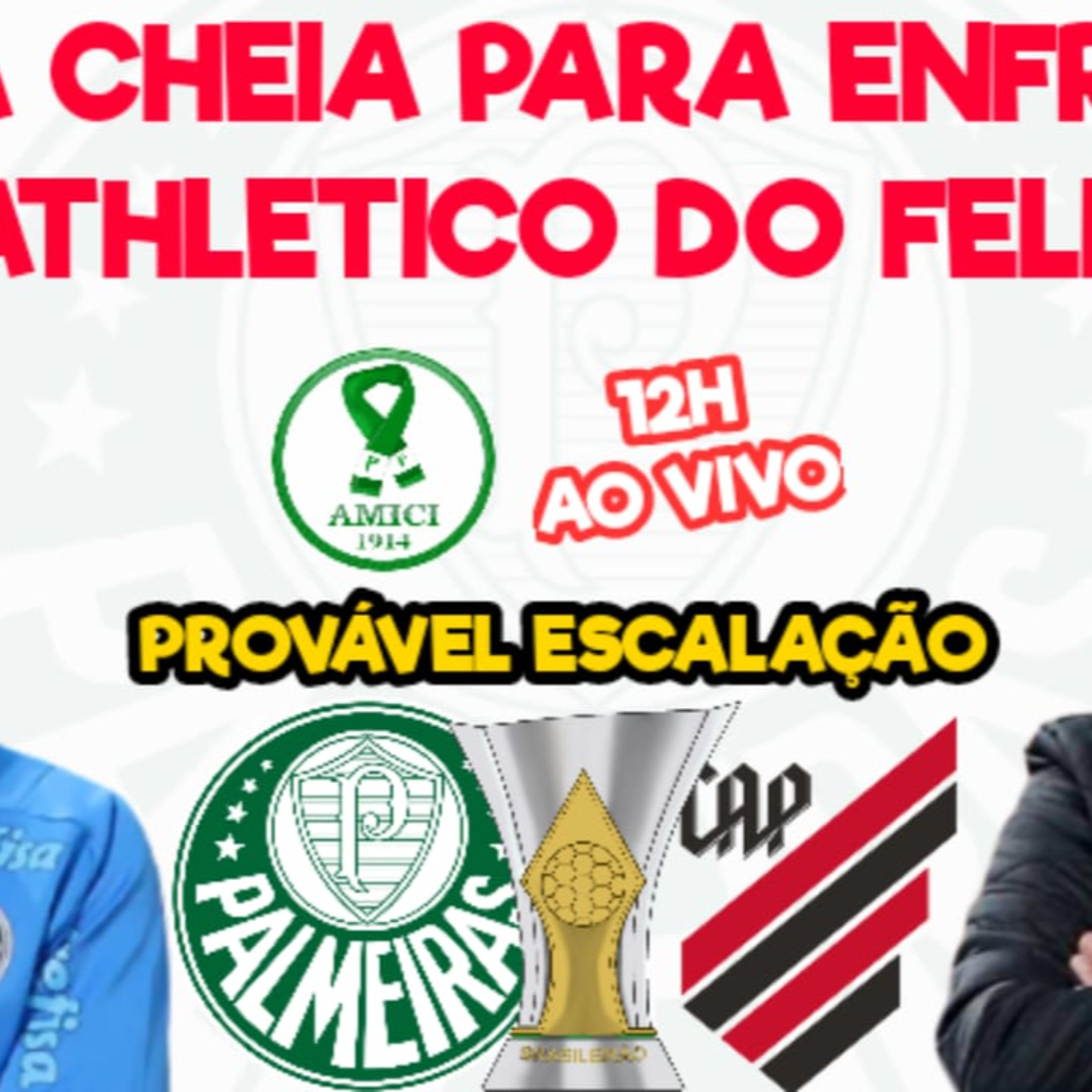 VIRANDO A CHAVE PARA O BRASILEIRÃO | PALMEIRAS X ATHLETICO | PROVÁVEL ESCALAÇÃO | ABEL x FELIPÃO