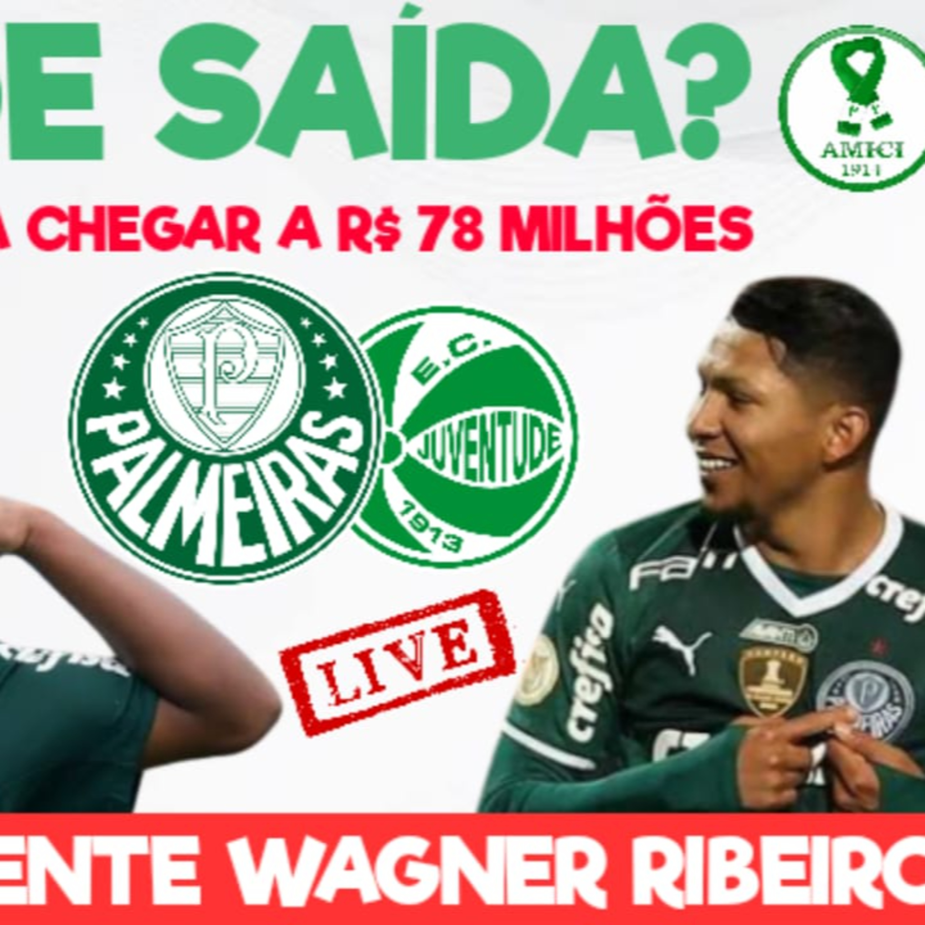 AO VIVO 🔴 RONY DE SAÍDA_ CLUBE DO QATAR TEM INTERESSE _ ENDRICK X WAGNER RIBEIRO _ BRASILEIRÃO