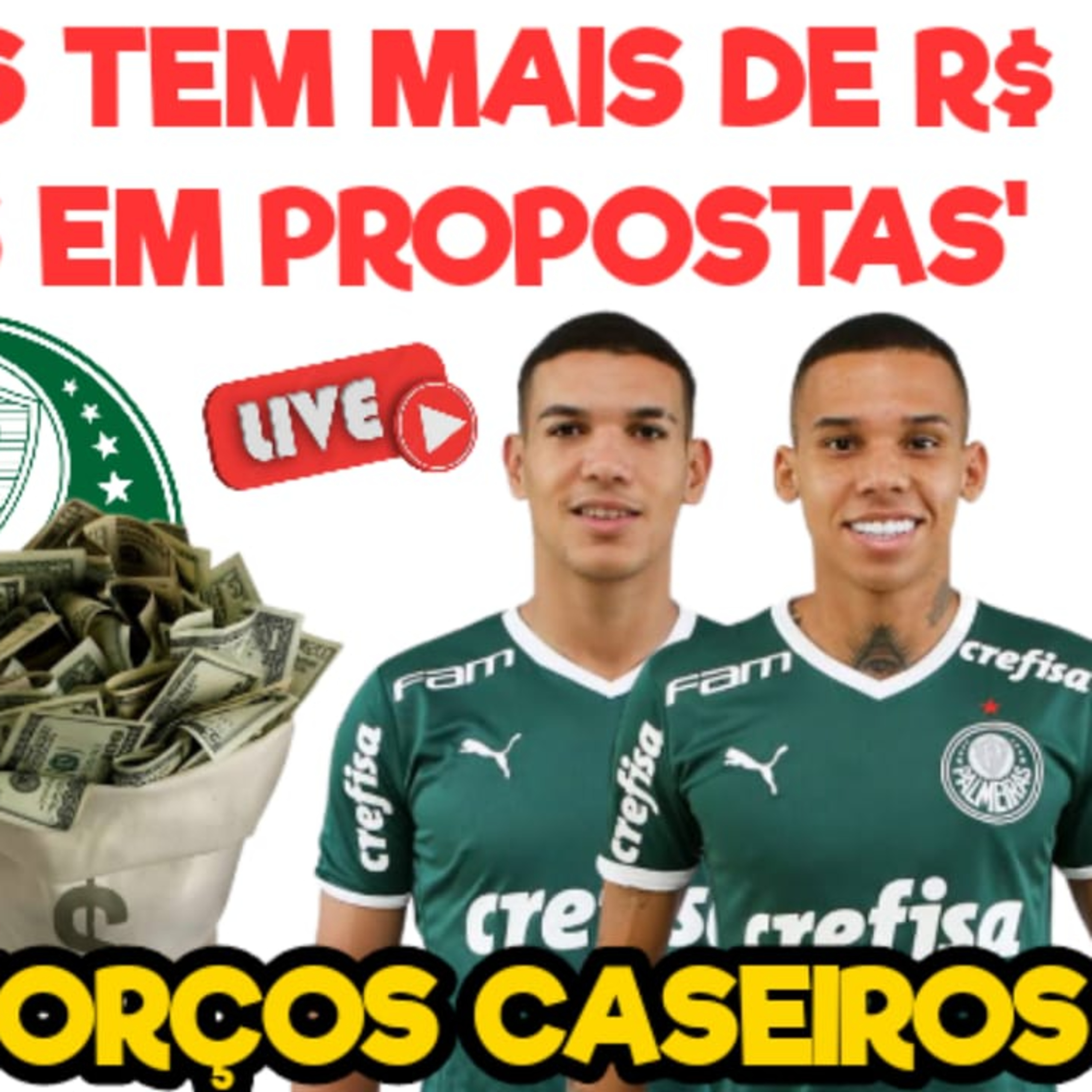 PALMEIRAS TEM MAIS DE R$ 600 MILHÕES EM PROPOSTAS _ CRIAS QUE DEVEM SER APROVEITADAS EM 2023