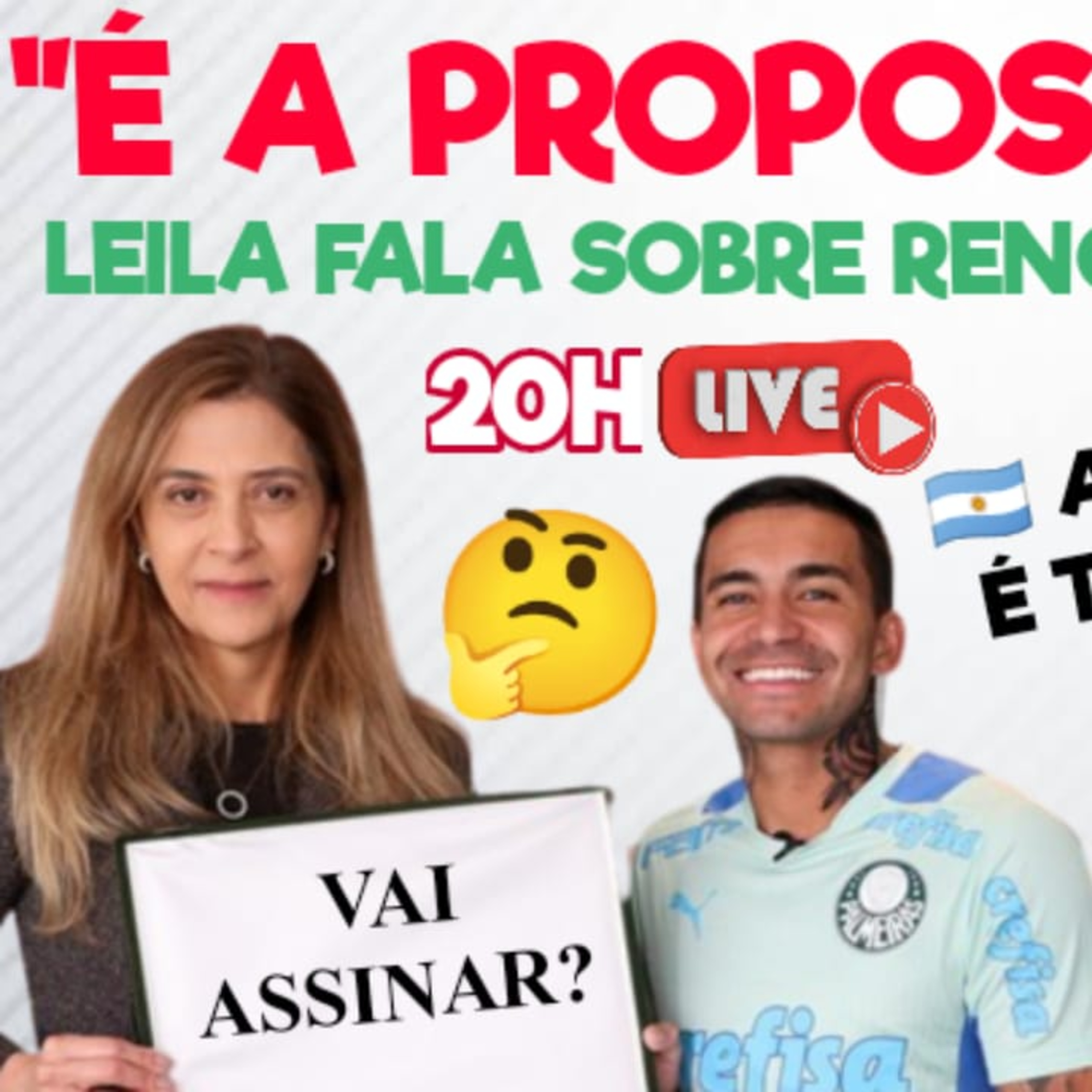 AO VIVO _ LEILA BATE O PÉ SOBRE RENOVAÇÃO COM DUDU _ INFOS DO PALMEIRAS _ ARGENTINA CAMPEÃ DO MUNDO