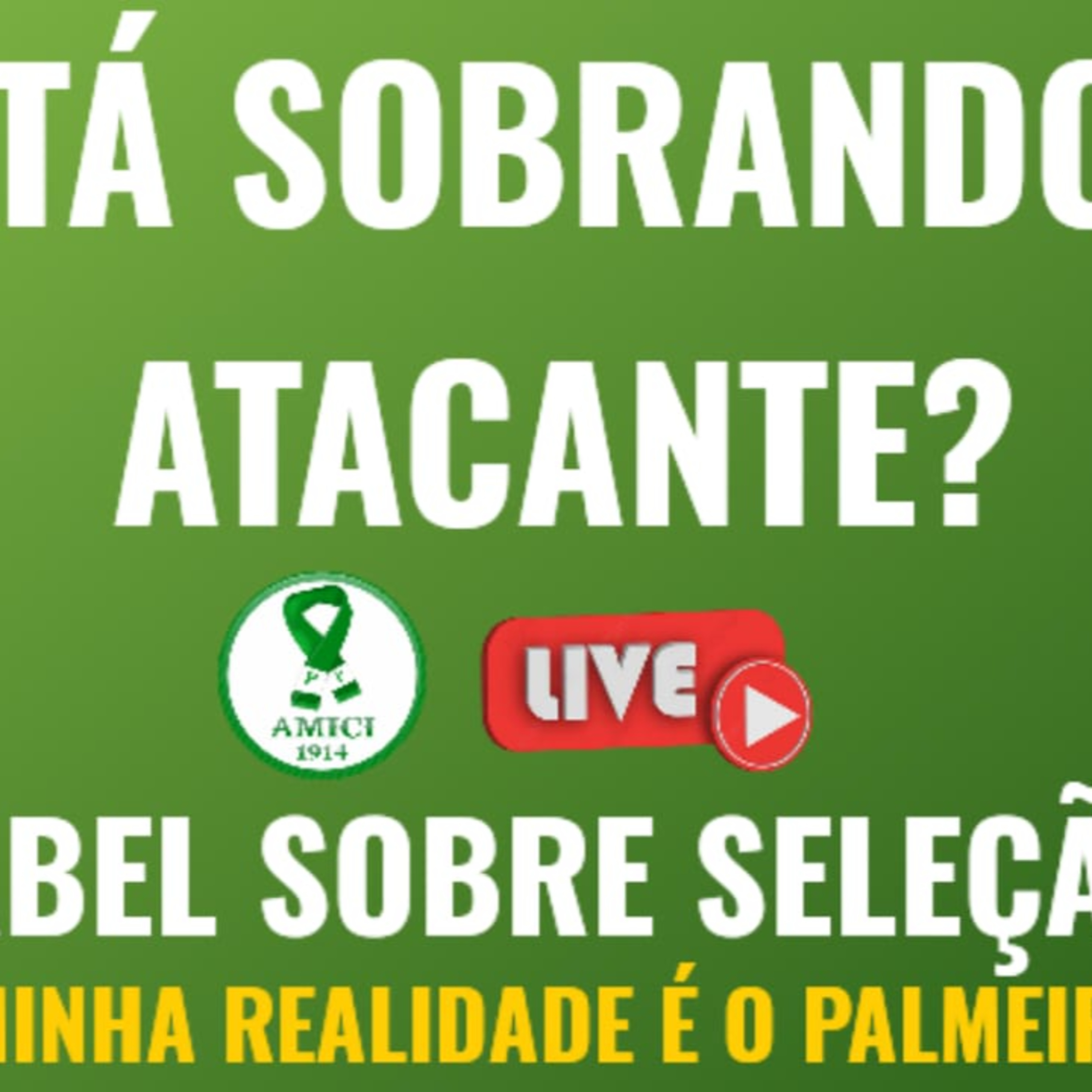 AO VIVO _ TÁ SOBRANDO ATACANTE_ PALMEIRAS QUER NEGOCIAR MAIS UM _ ABEL FALOU DA SELEÇÃO BRASILEIRA