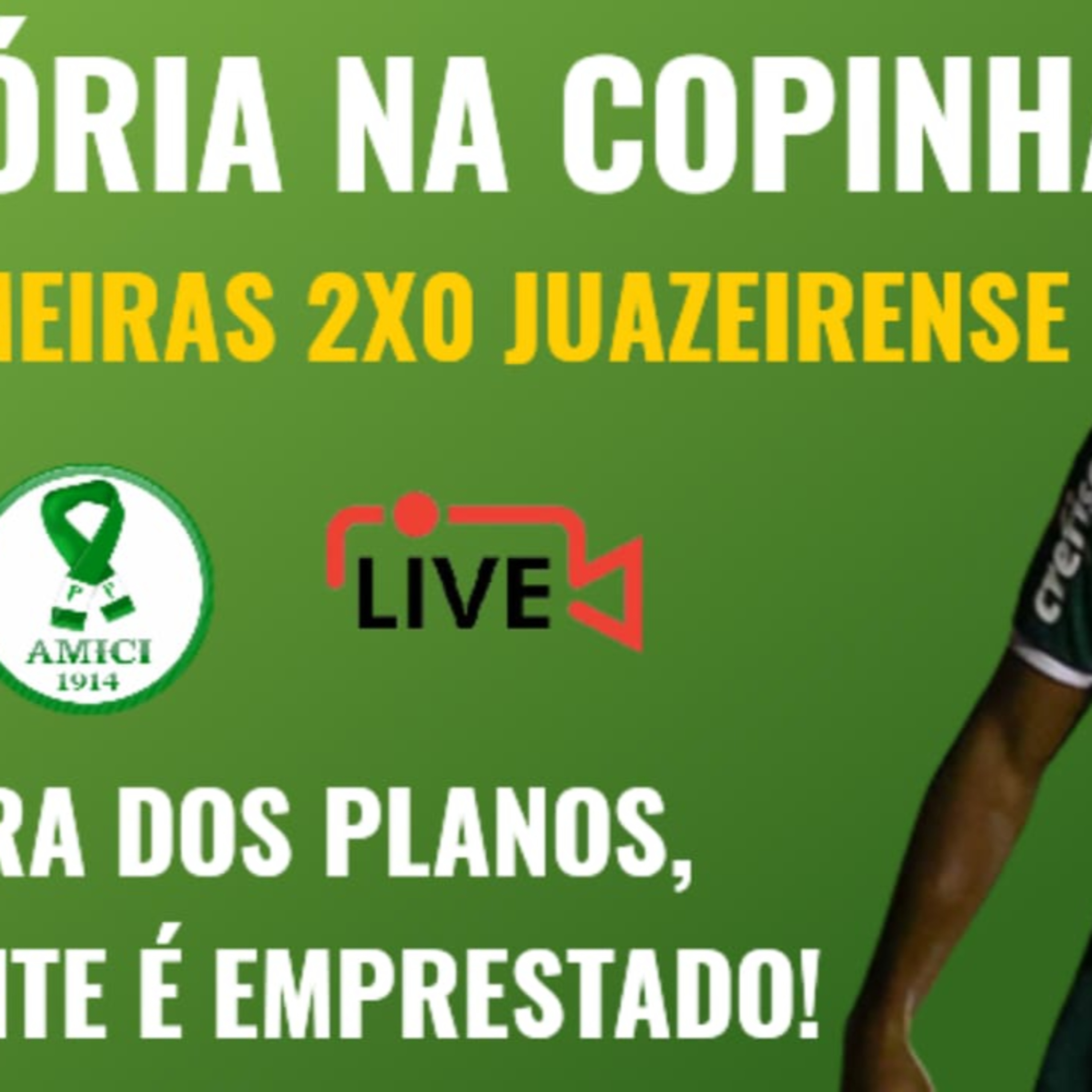 PALMEIRAS VENCE NA ESTREIA DA COPINHA _ VOLANTE É EMPRESTADO PARA CLUBE PAULISTA DA SÉRIE A