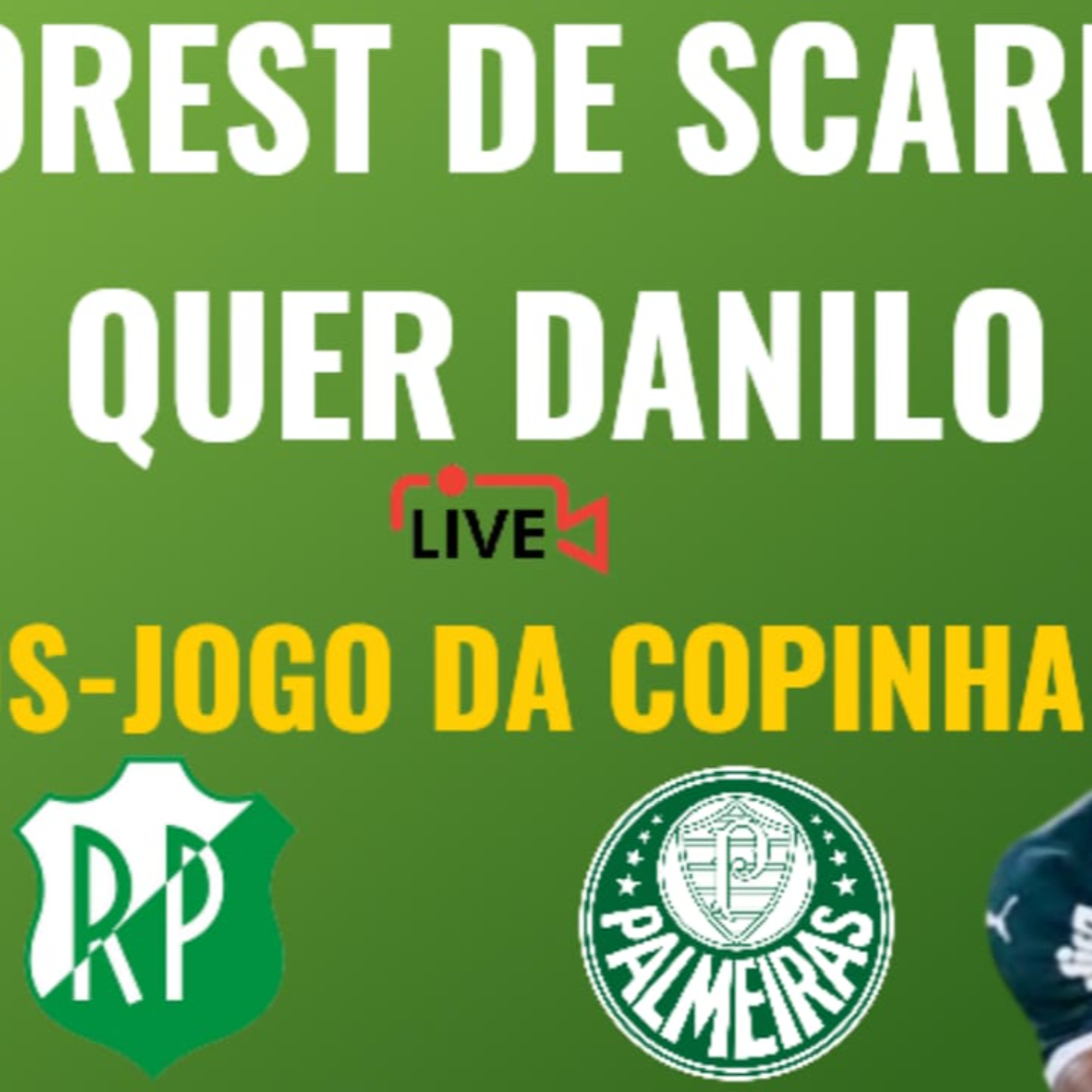 AO VIVO _ DANILO E SCARPA JUNTOS_ FOREST FAZ PROPOSTA! PÓS- JOGO COPINHA _ RIO PRETO X PALMEIRAS