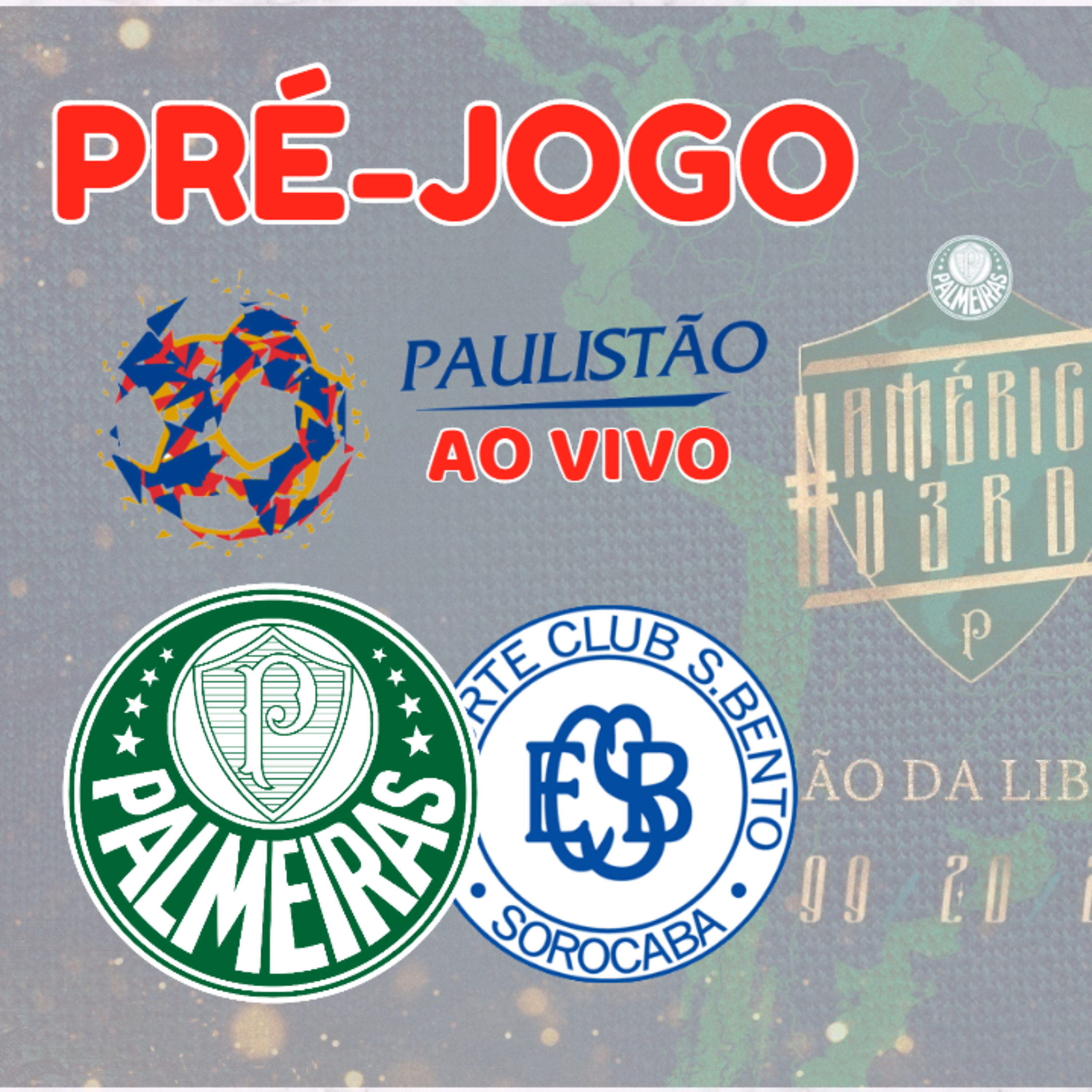PRÉ-JOGO _ PALMEIRAS x SÃO BENTO _ PAULISTÃO 2023 _ AO VIVO