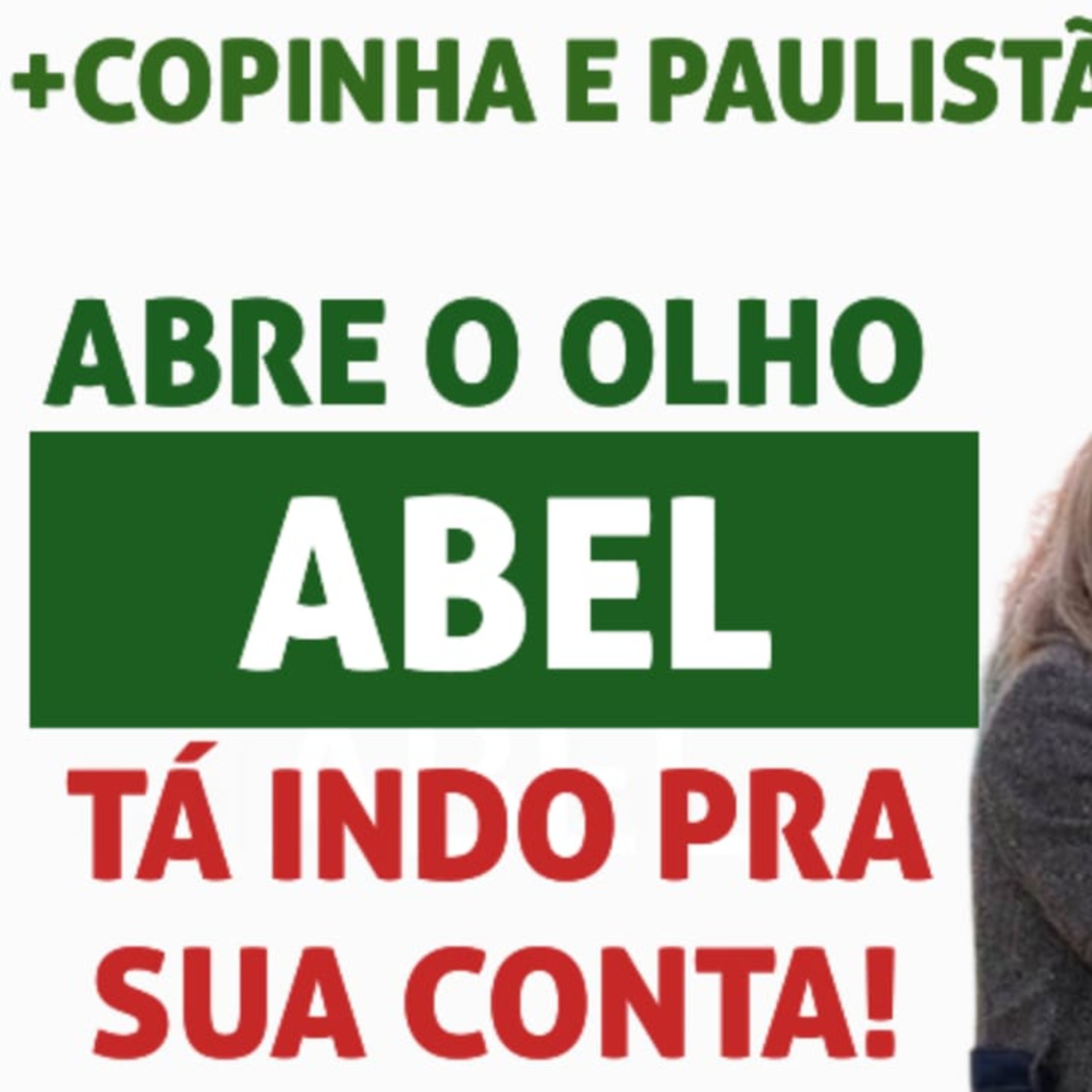 AO VIVO _ ABEL NÃO QUER REFORÇOS DE PESO_ COMO ASSIM___ RODADA DO PAULISTÃO E QUARTAS DA COPINHA