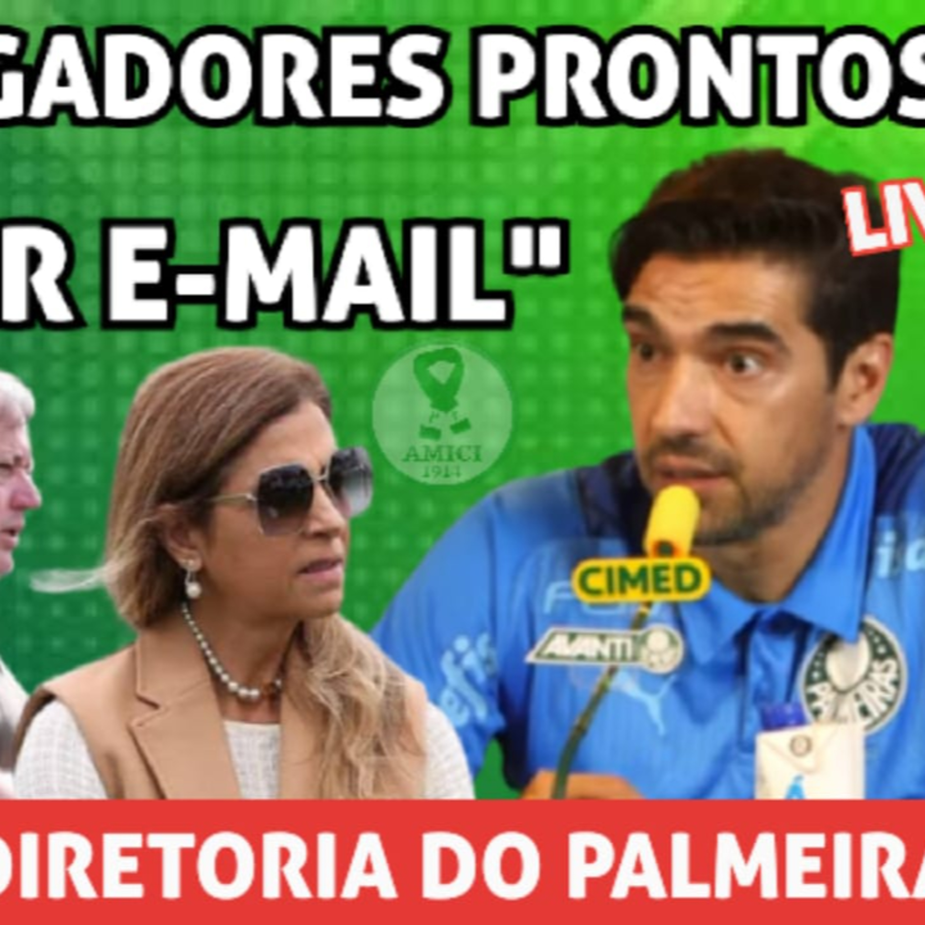 AO VIVO _ ABEL CRITICA DIRETORIA E COBRA REFORÇOS _ PROTESTOS DA TORCIDA _ PALMEIRAS 0X0 SPFC