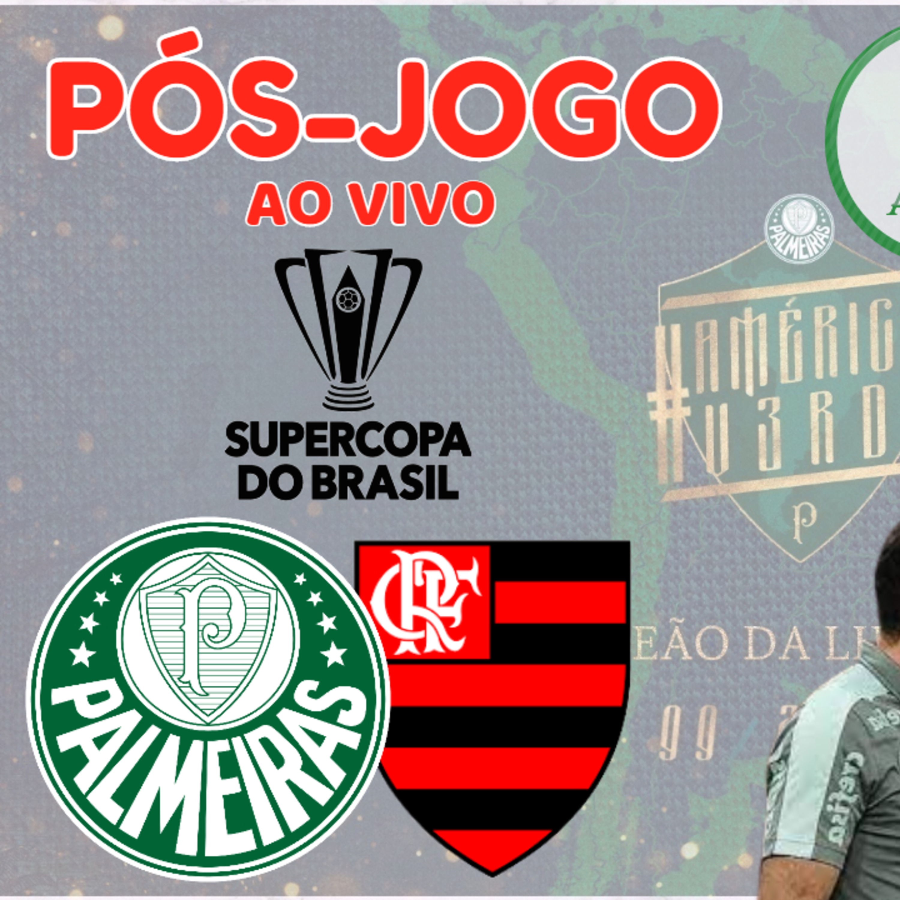 COLETIVA ABEL FERREIRA _ PÓS-JOGO _ PALMEIRAS 4 x 3 FLAMENGO _ SUPERCOPA DO BRASIL _ AO VIVO
