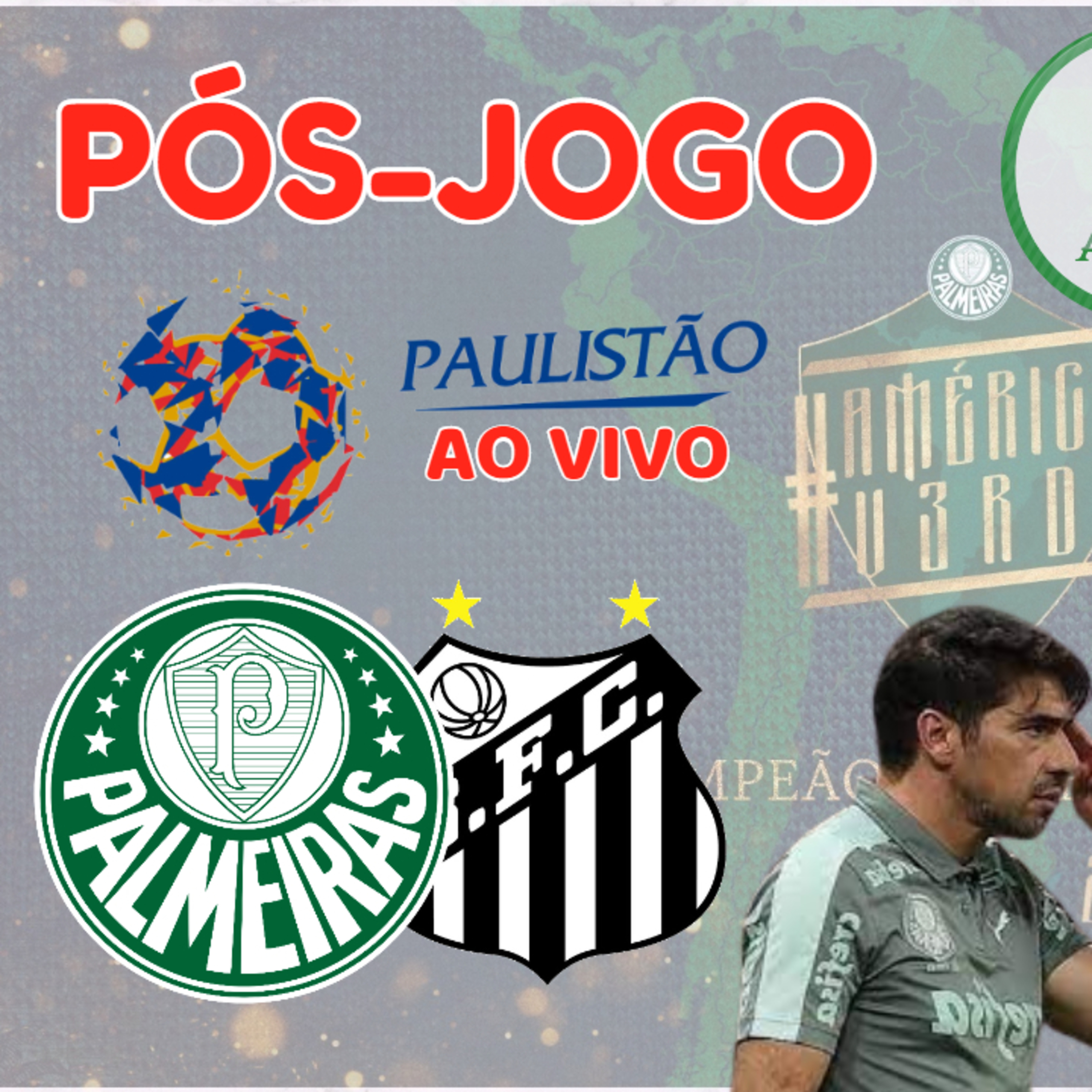 COLETIVA ABEL FERREIRA _ PÓS-JOGO _ PALMEIRAS 3 x 1 SANTOS _ PAULISTÃO 2023 _ AO VIVO