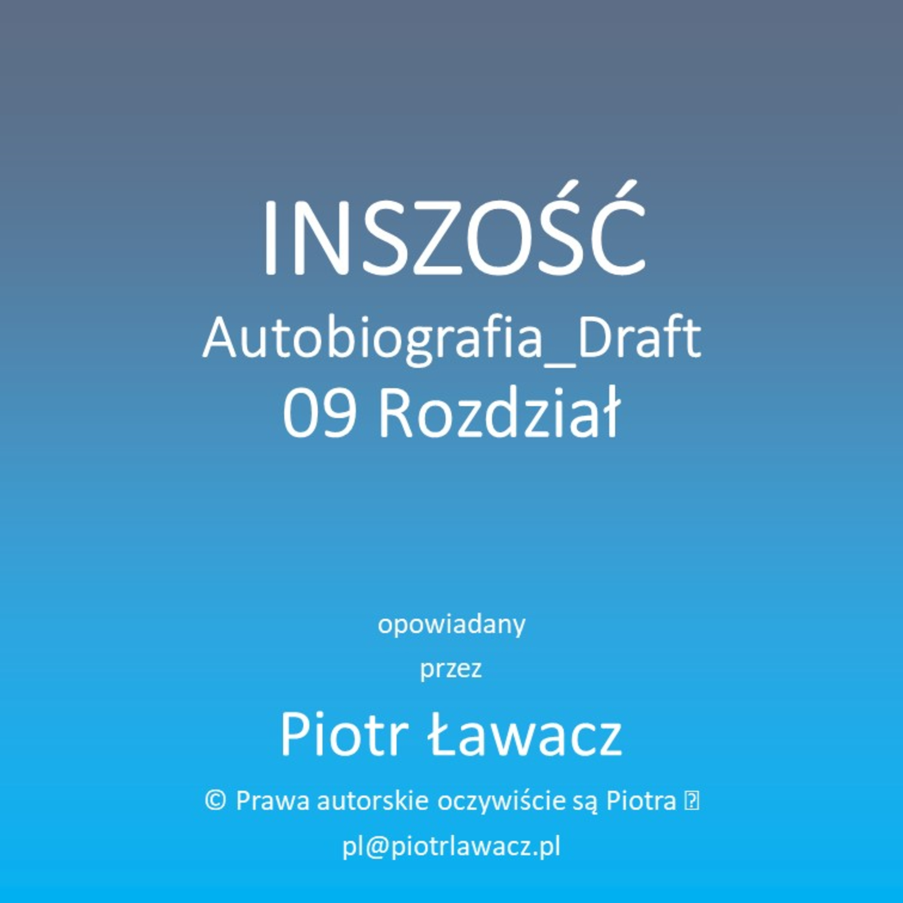 Inszość Autobiografia Draft