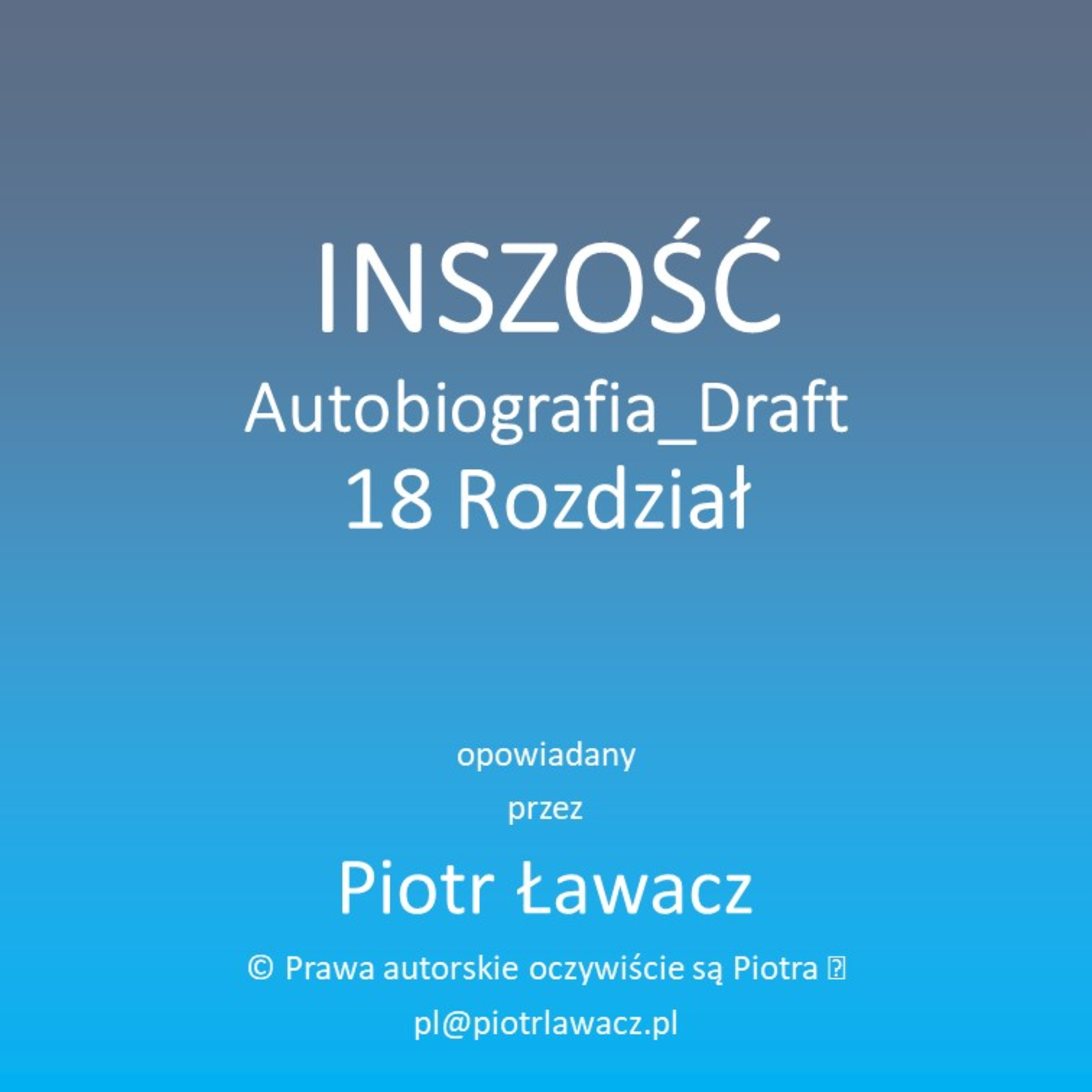 Inszość Autobiografia Draft