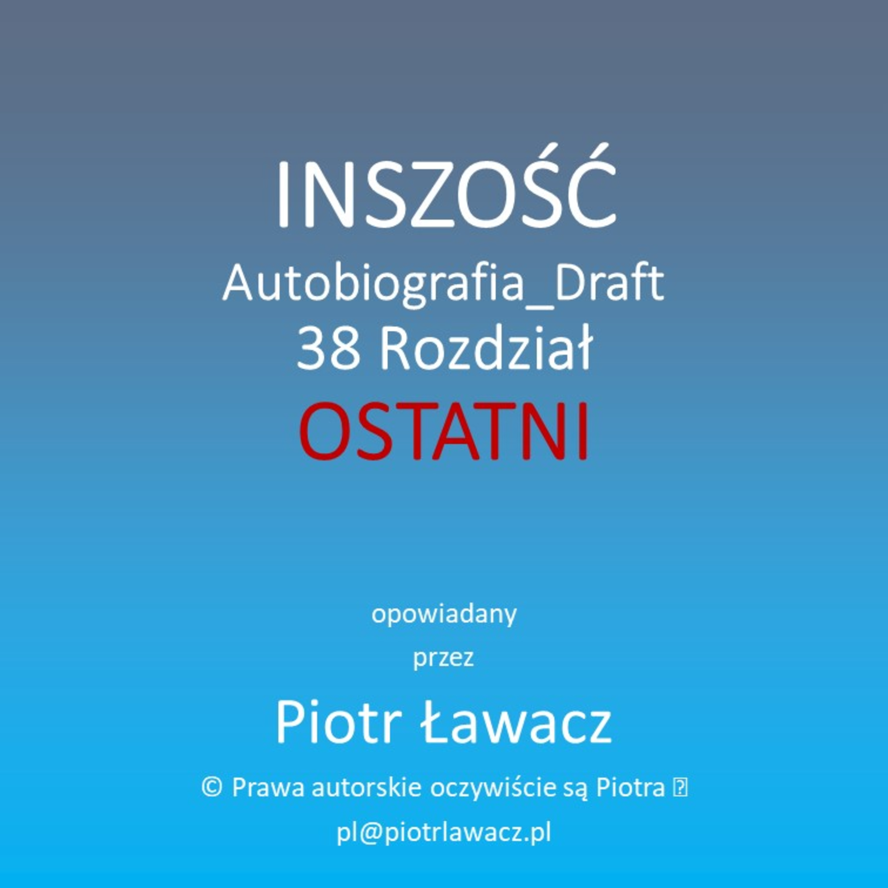 Inszość Autobiografia Draft