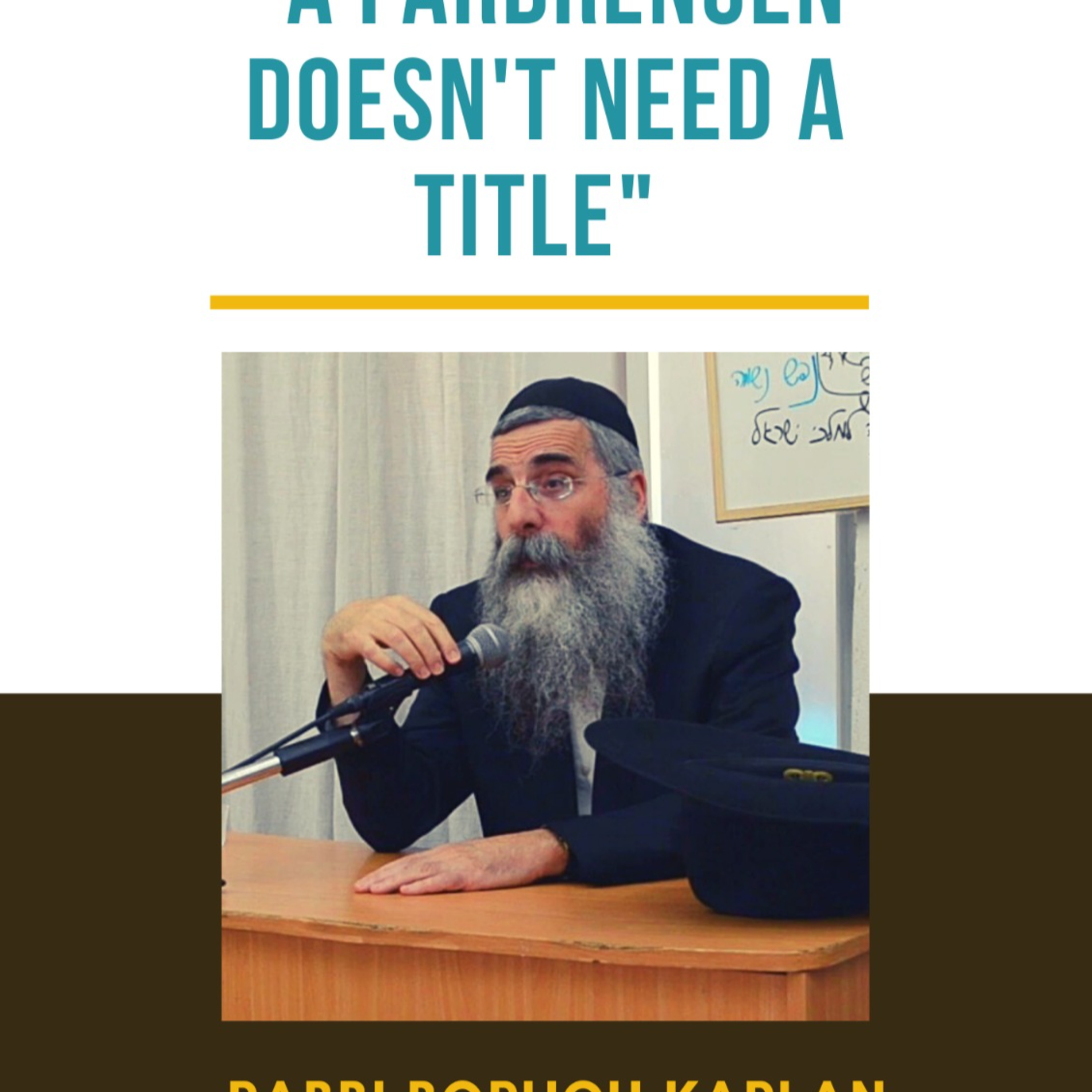 Farbrengen with Rabbi Kaplan for Gimmel Tammuz episode artwork