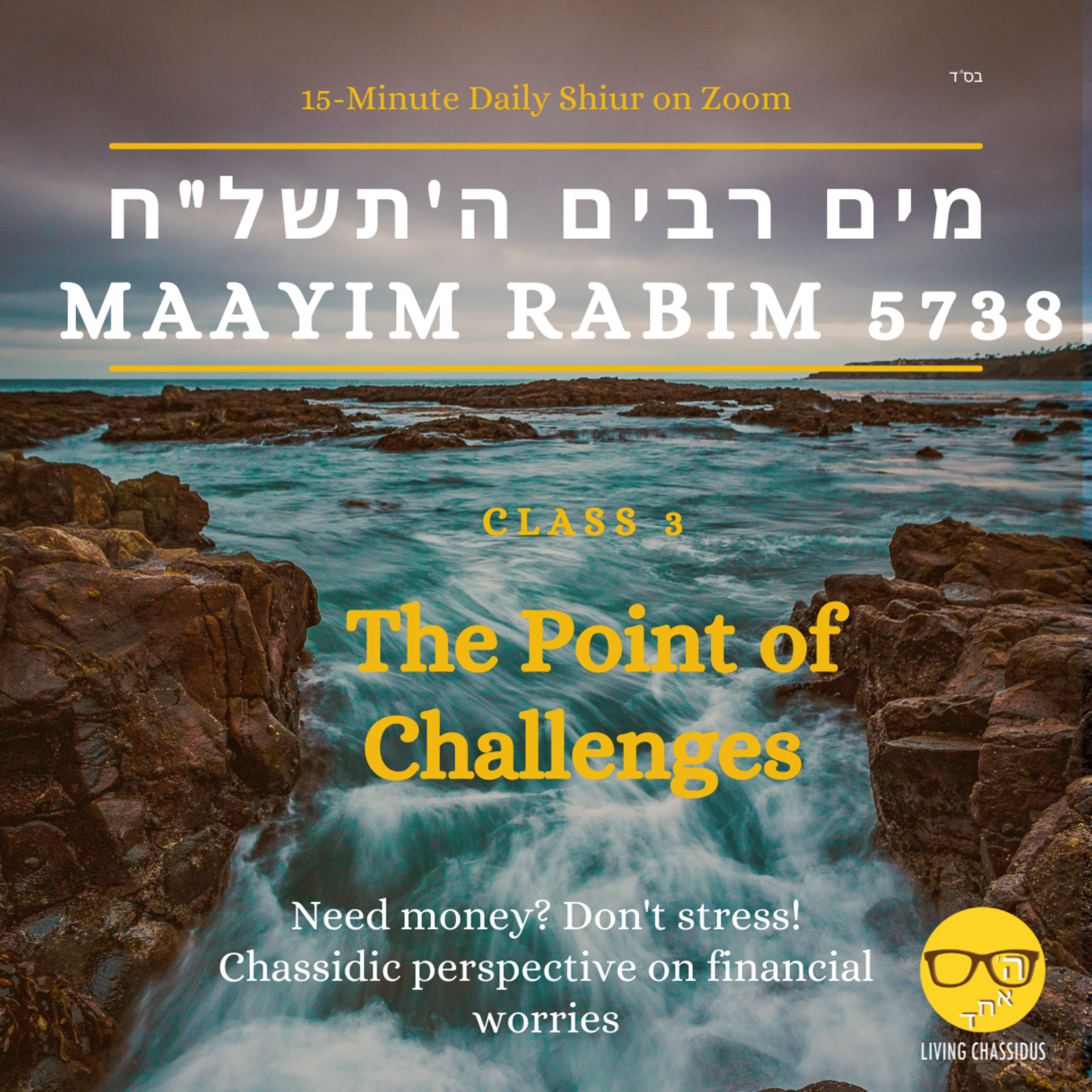 Mayim Rabim 5738: How Can I Add in My Love of Hashem? Class 3 episode artwork