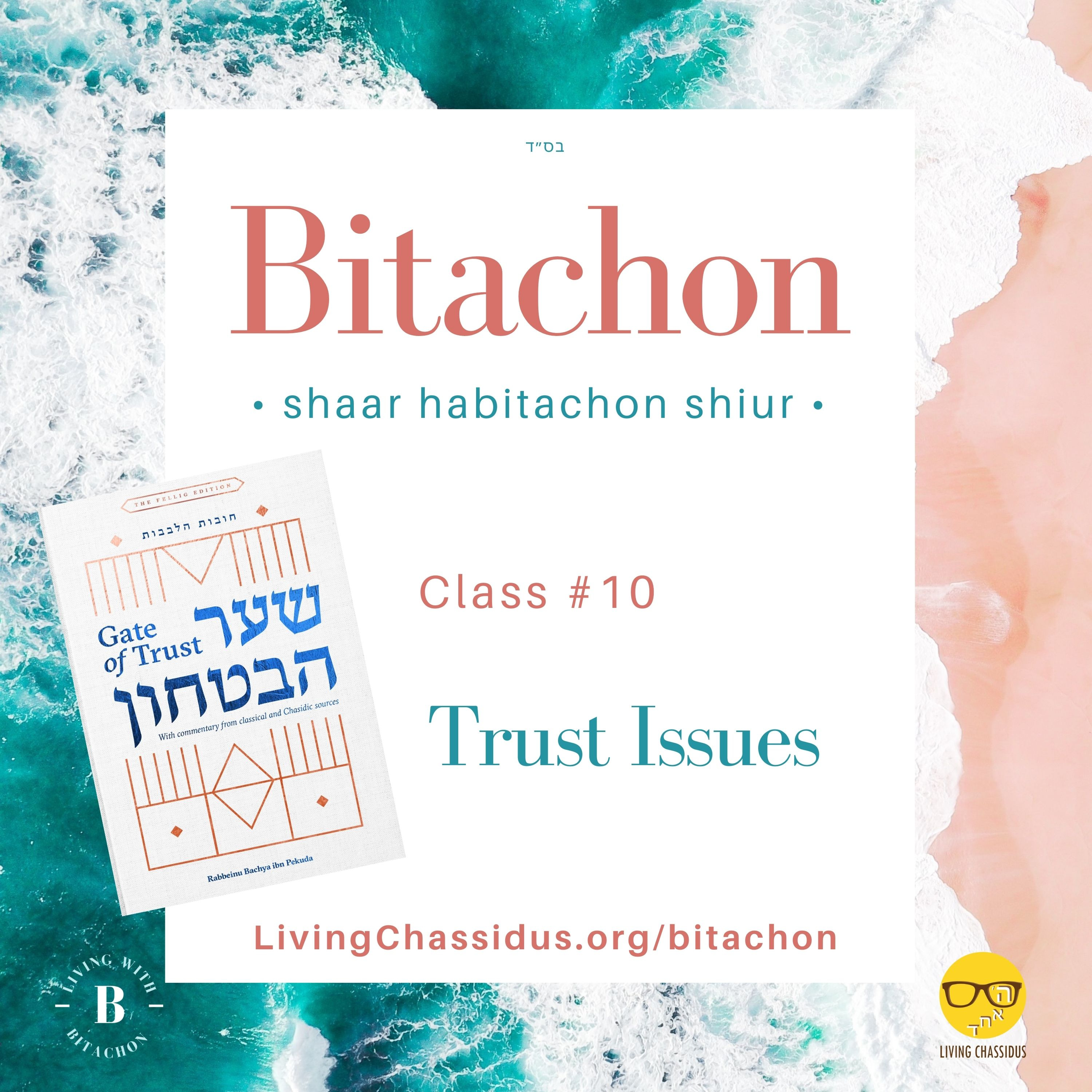 Shaar HaBitachon - Who Can I Trust and How Can Others Trust Me? - Class 10 episode artwork