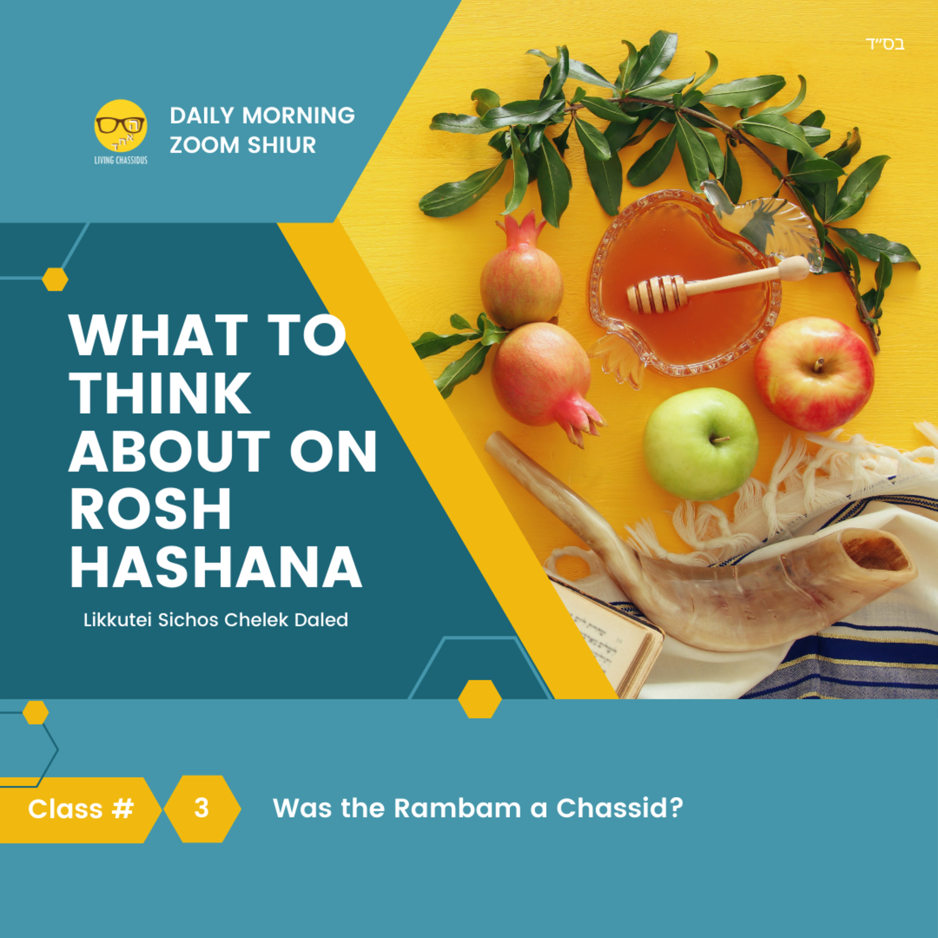 Daily Shiur for Tishrei: Was the Rambam a Chassid? Class 3 episode artwork