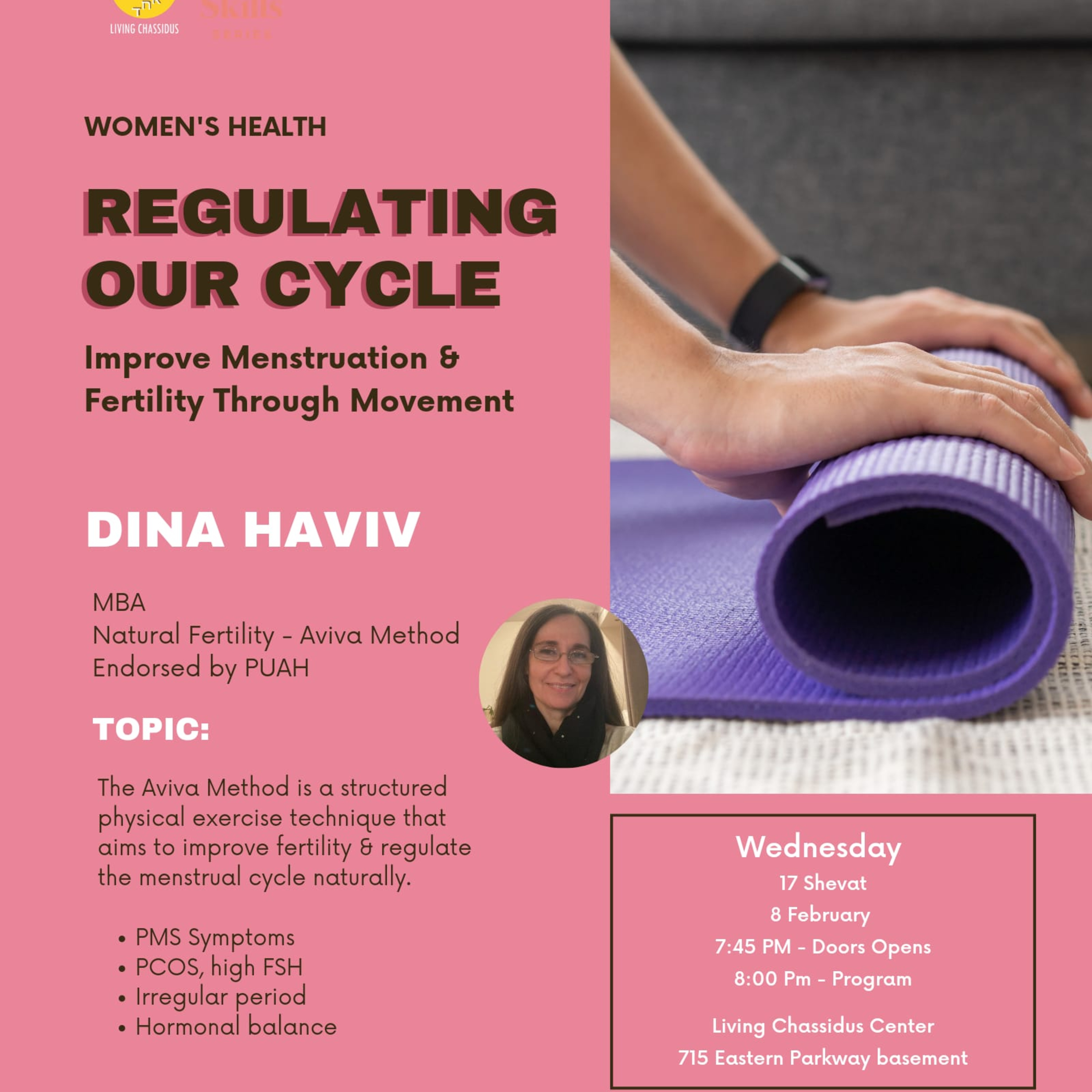 Life Skills Series: Regulating Our Cycle with Dina Haviv episode artwork