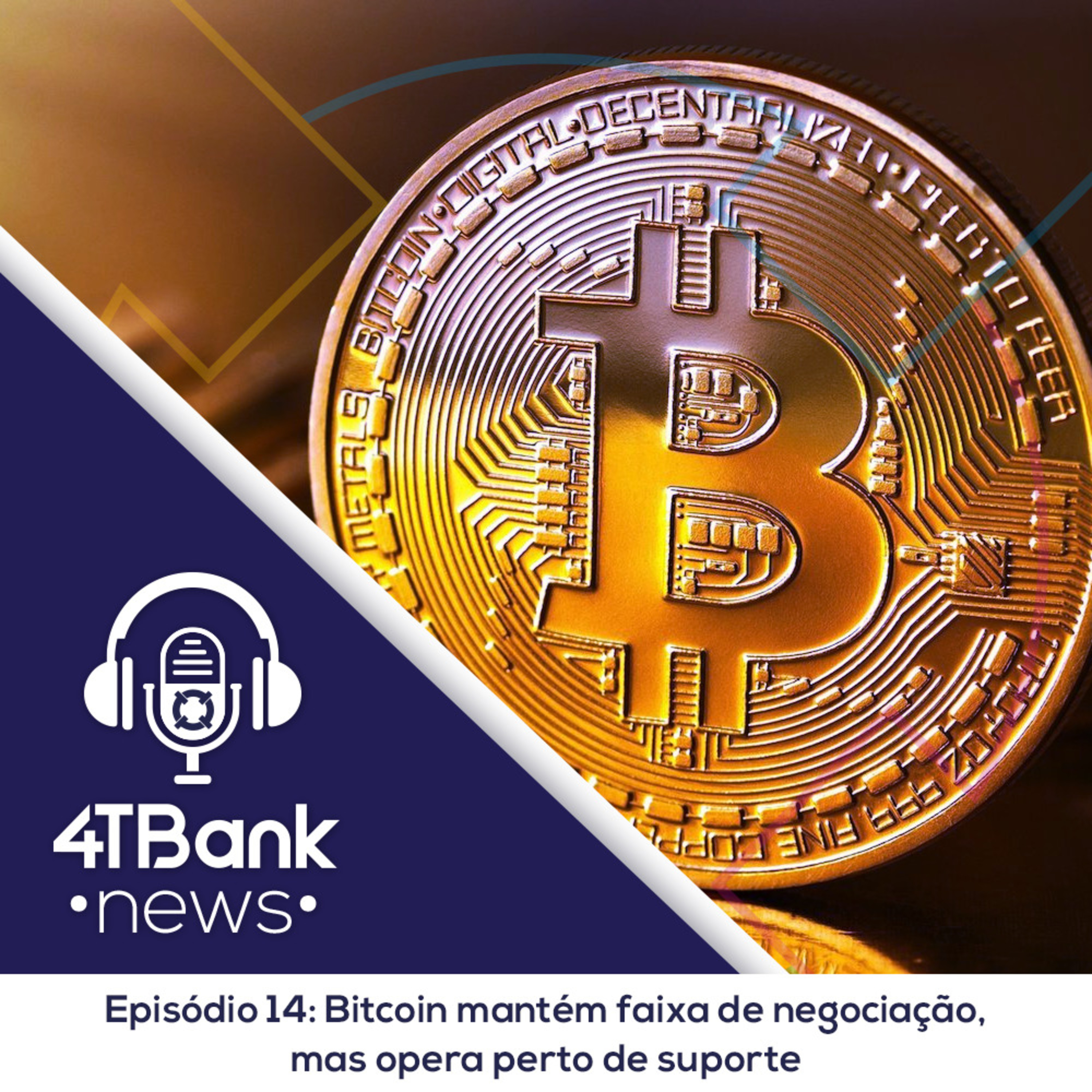 Bitcoin mantém faixa de negociação, mas opera perto de suporte episode artwork