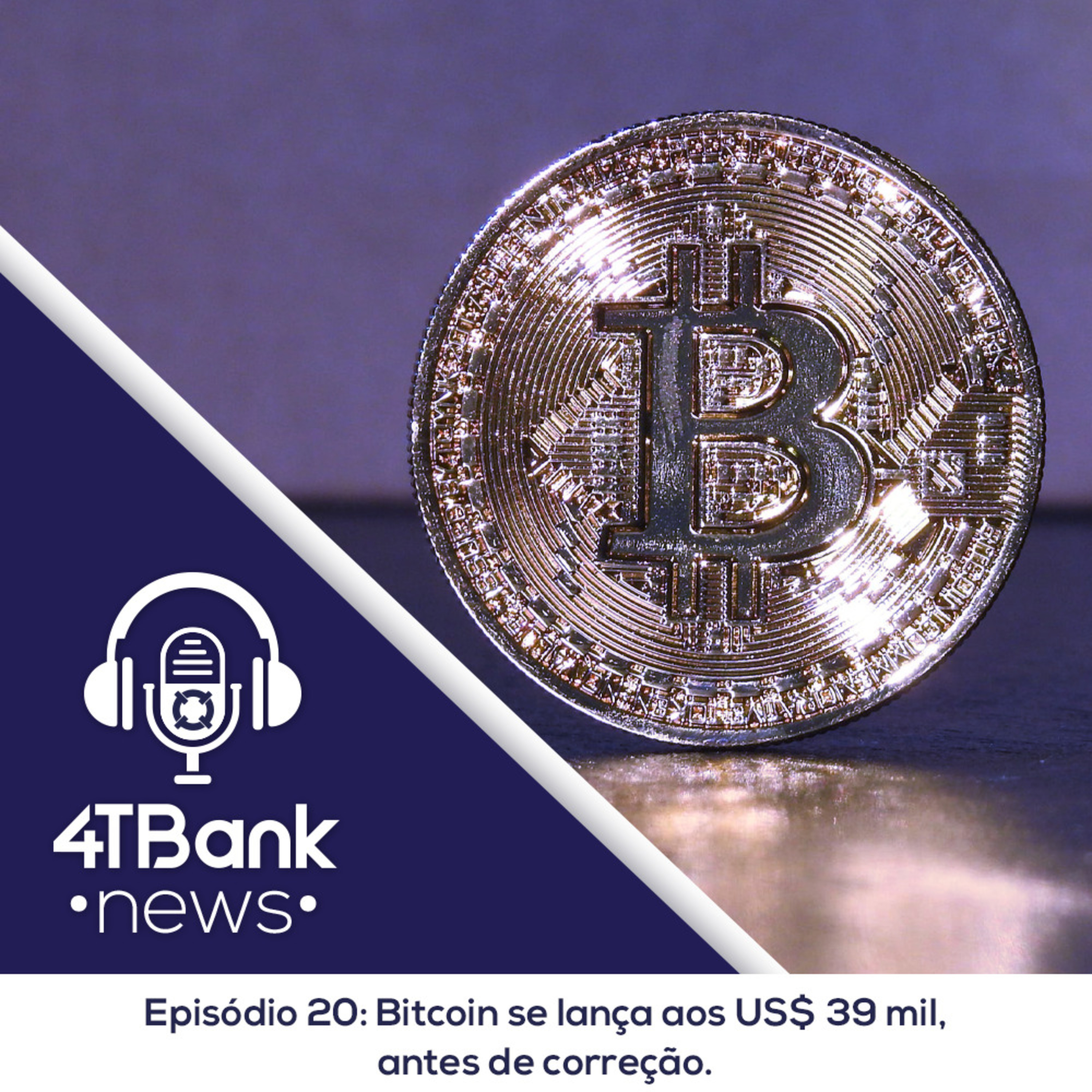 Bitcoin se lança aos US$ 39 mil, antes de correção episode artwork