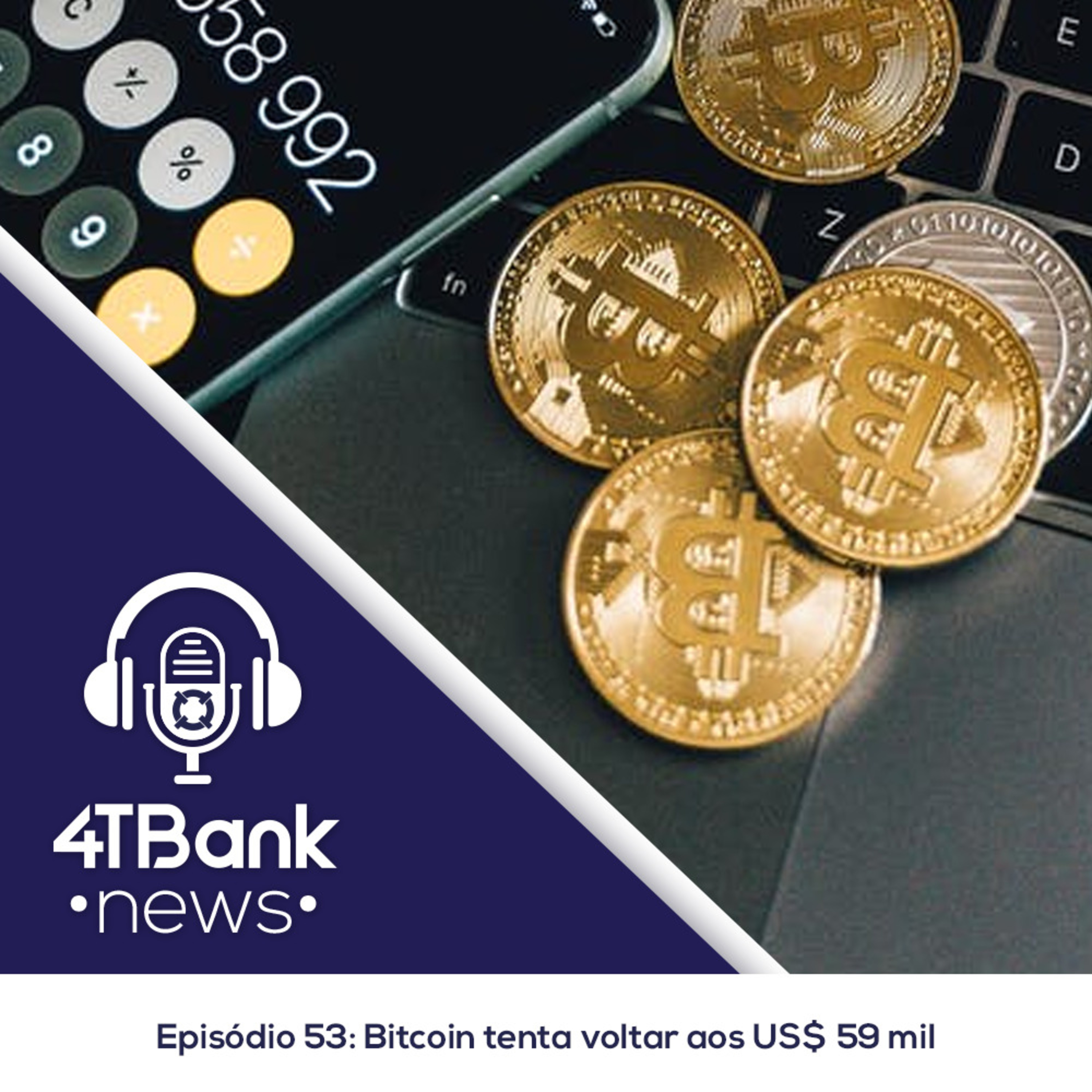 Bitcoin tenta voltar aos US$ 59 mil episode artwork