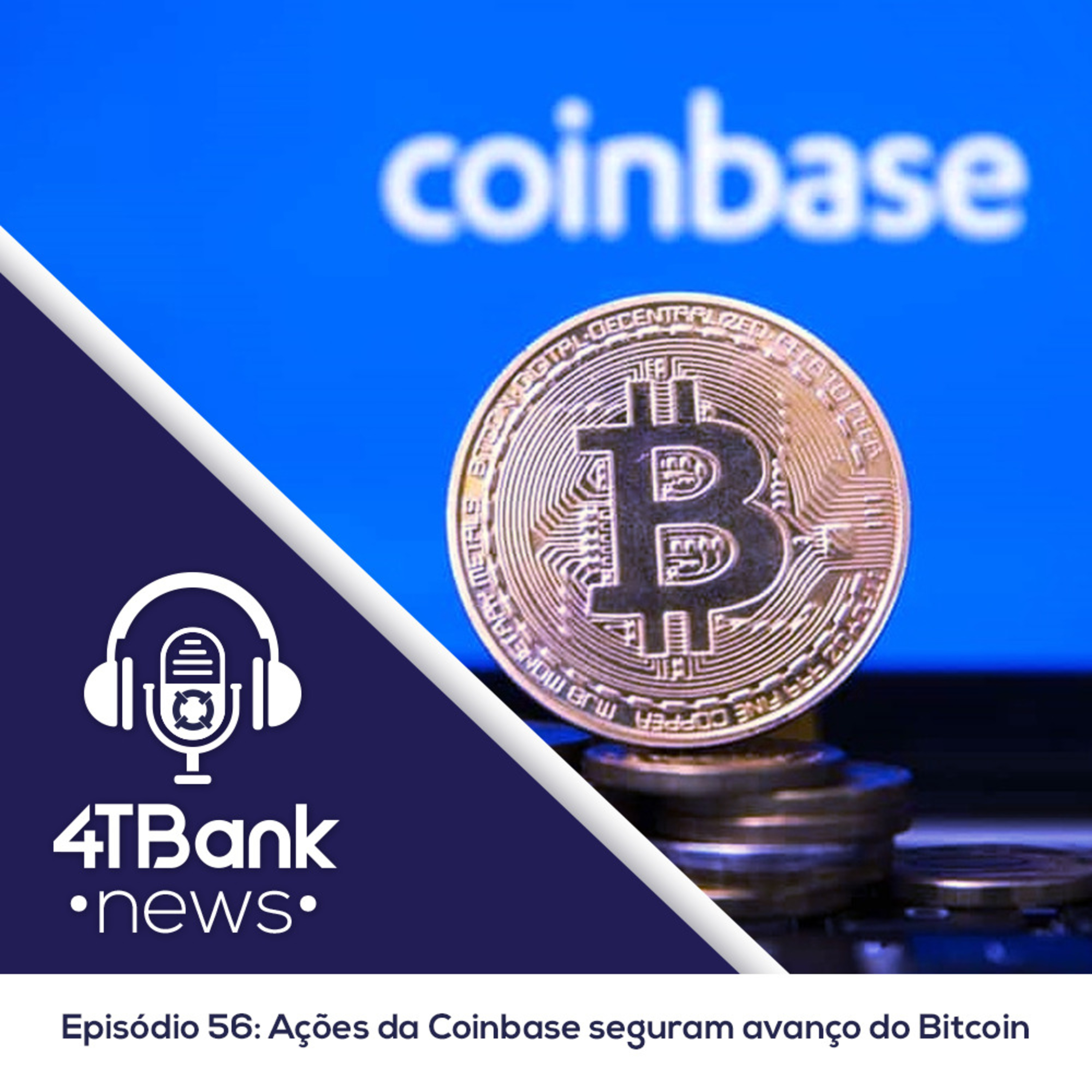 Ações da Coinbase seguram avanço do Bitcoin episode artwork