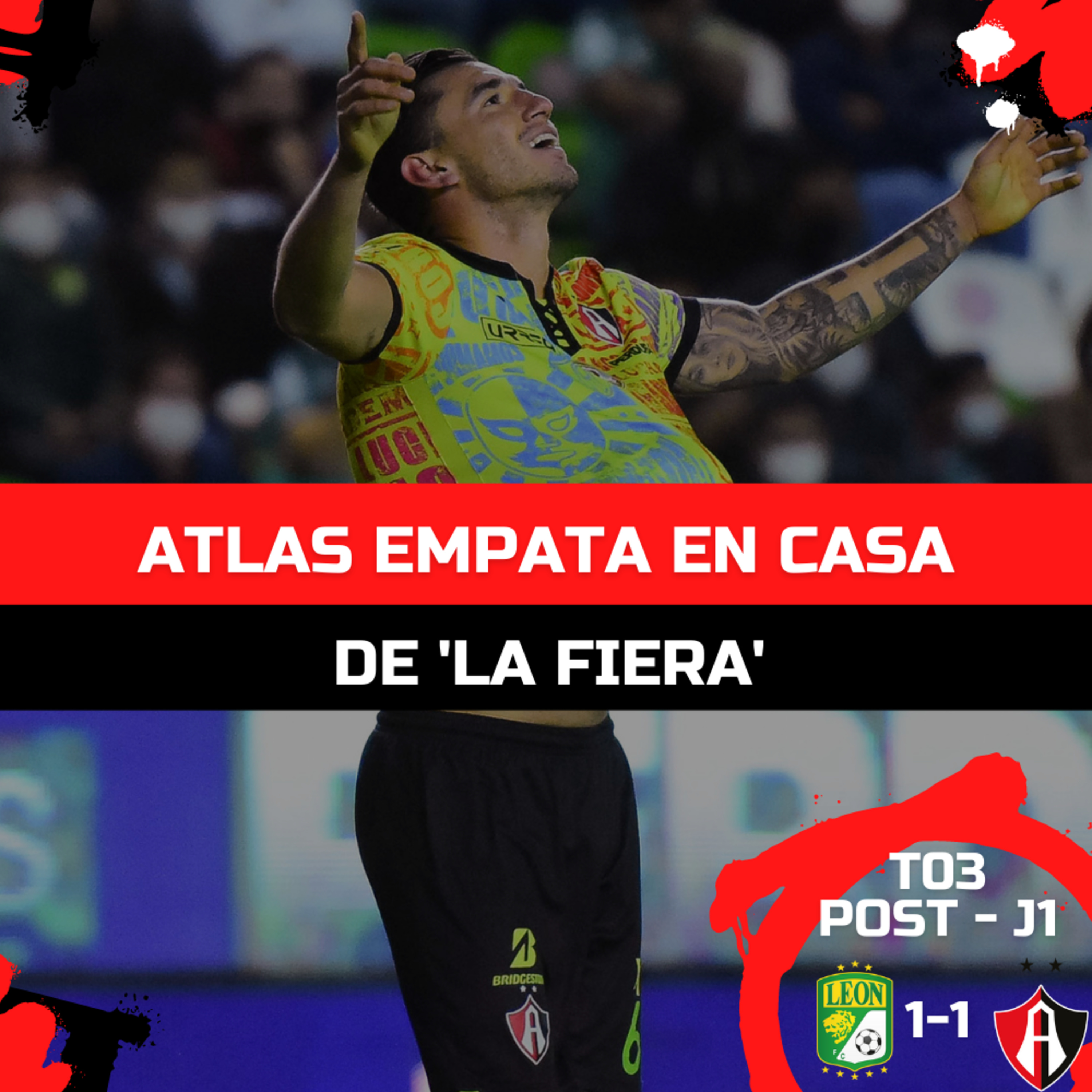 Atlas EMPATA ante León | Rojinegros CON BAJAS sacan BUEN punto | El Podcast del Rojinegro post J1 León vs Atlas episode artwork