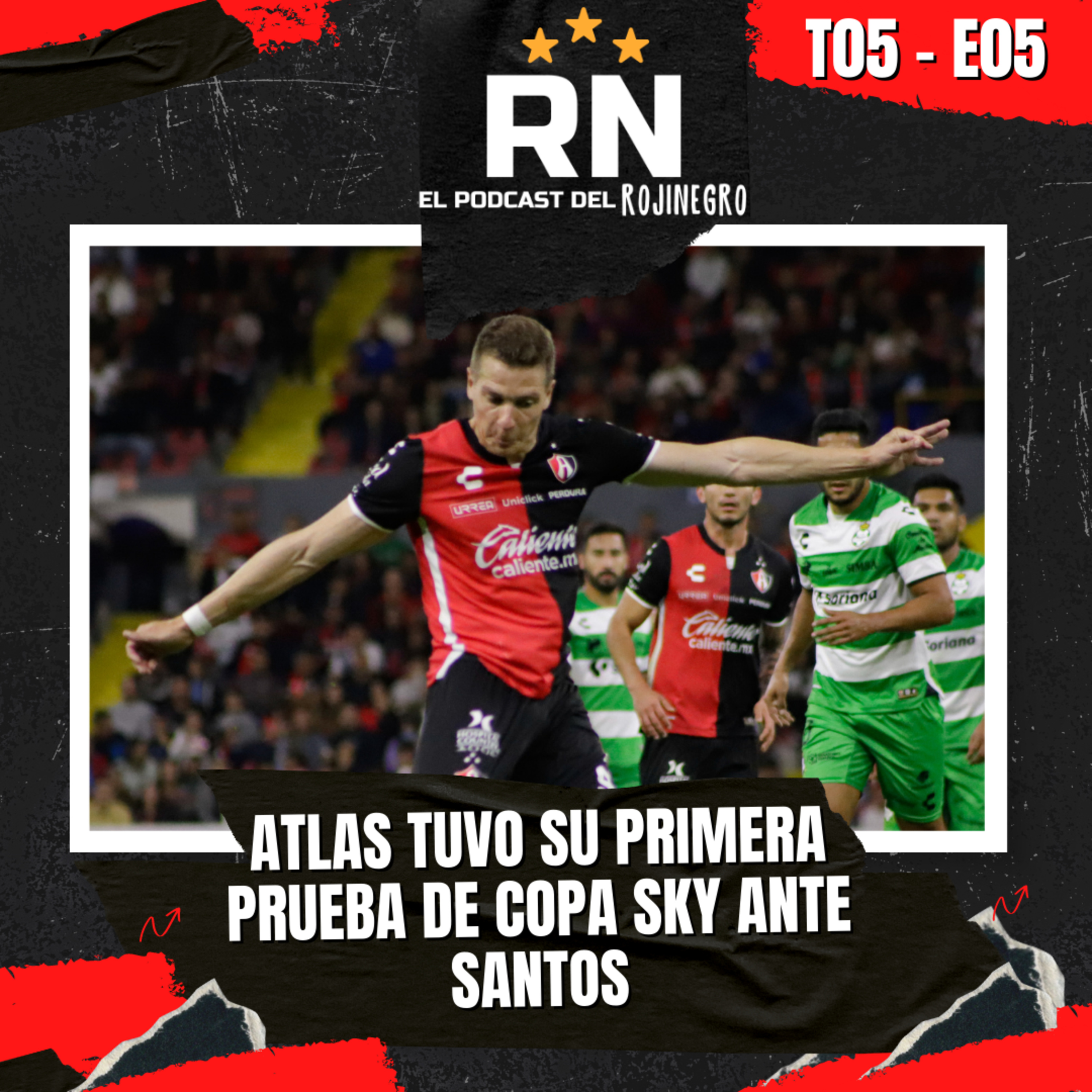 ATLAS empata en Copa SKY | Benjamín Mora se presenta en el Jalisco | El Podcast del Rojinegro T05 E5 episode artwork