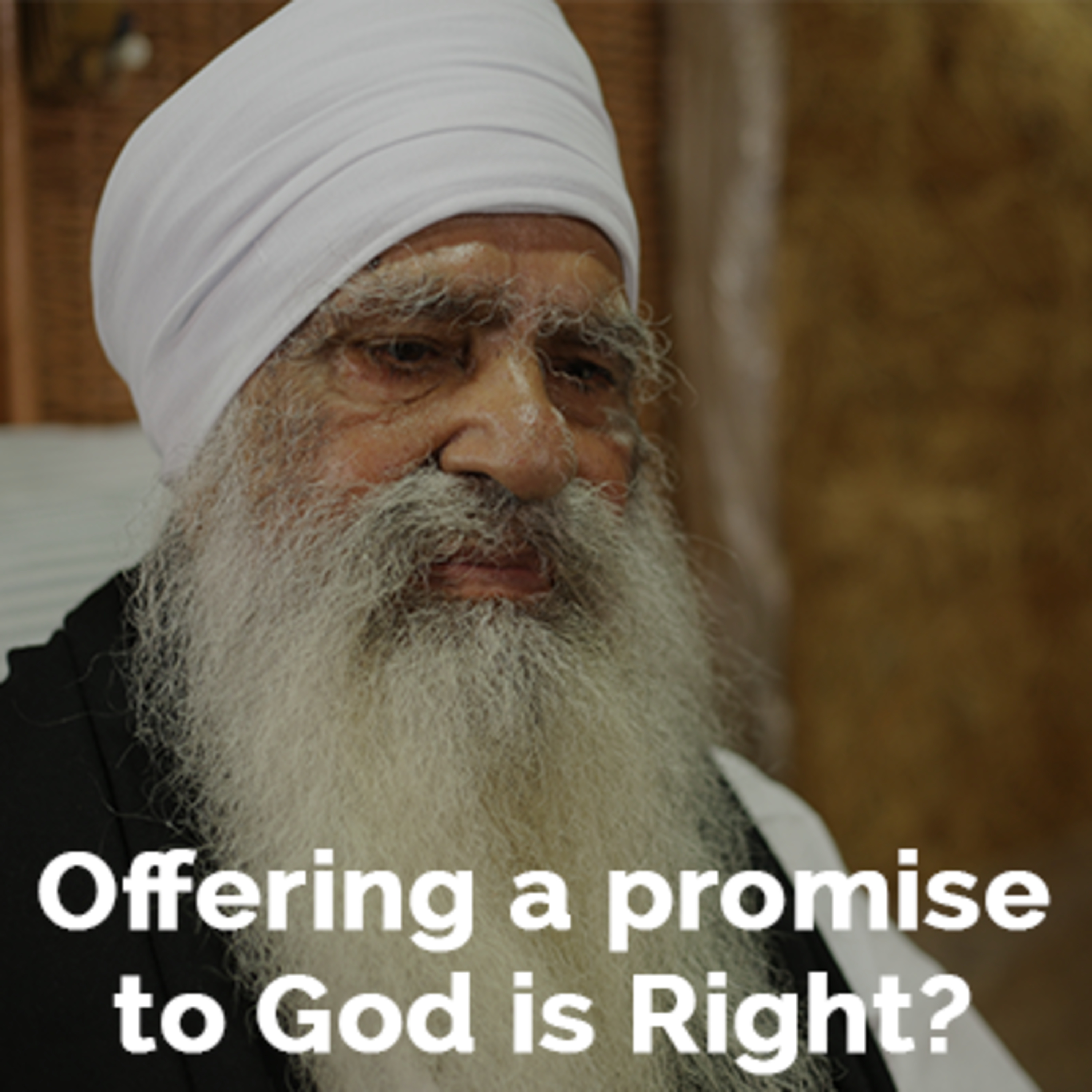 Is it appropriate to promise an offering to God for His blessing?