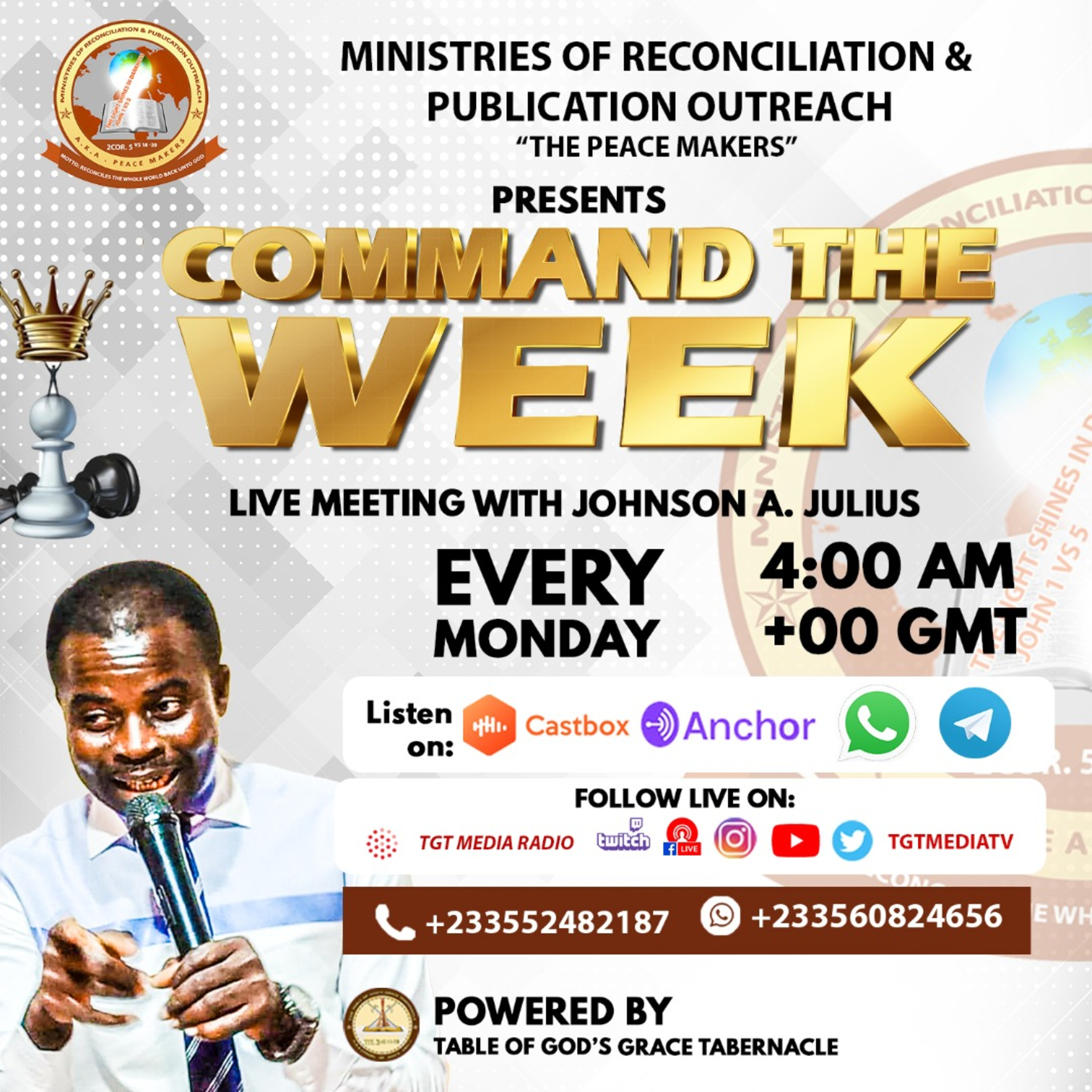 DAILY RHEMA WITH JOHNSON A. JULIUS