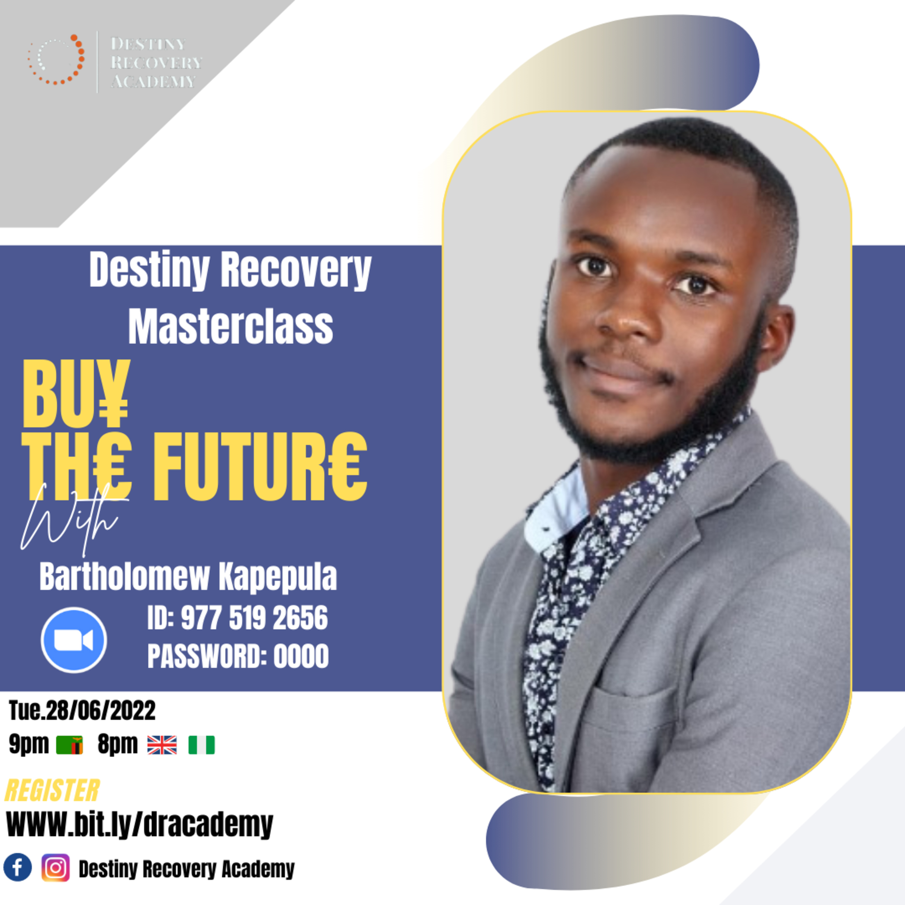 Destiny Recovery podcast with Barthomew Kapepula