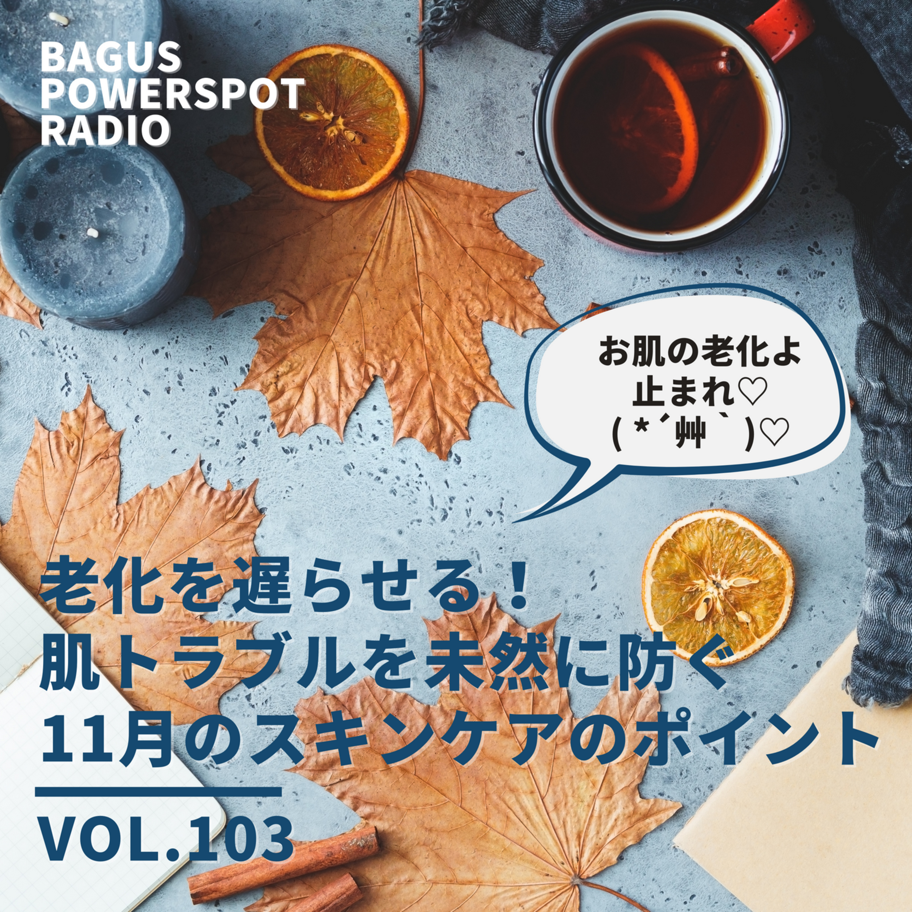 VOL.103 　老化を遅らせる！肌トラブルを未然に防ぐ11月のスキンケアのポイント episode artwork