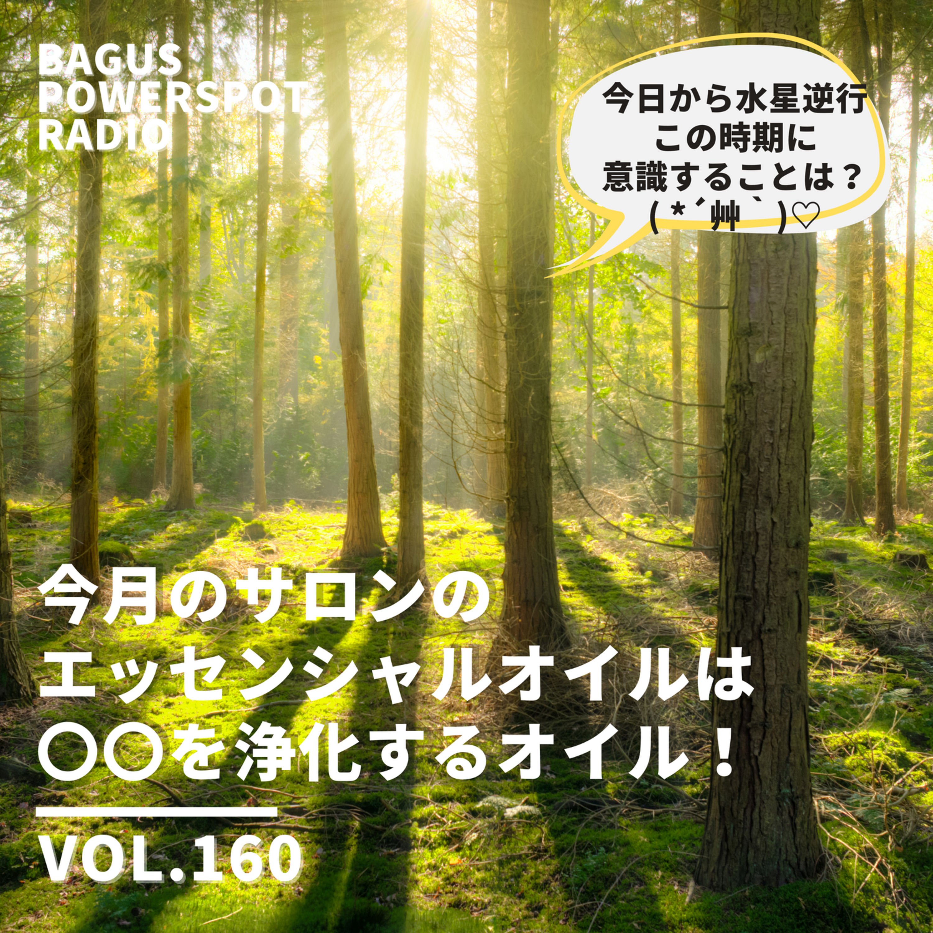 VOL.160 今月のサロンのエッセンシャルオイルは〇〇を浄化するオイル！ episode artwork