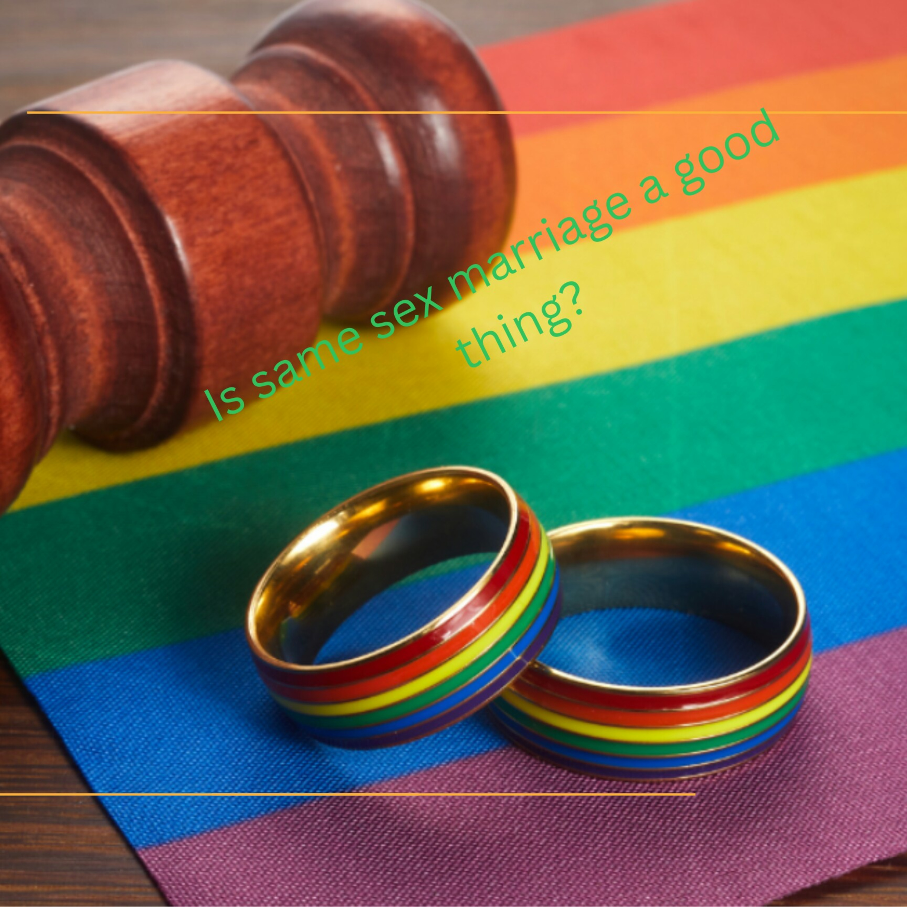 Is same sex marriage a good thing? episode artwork
