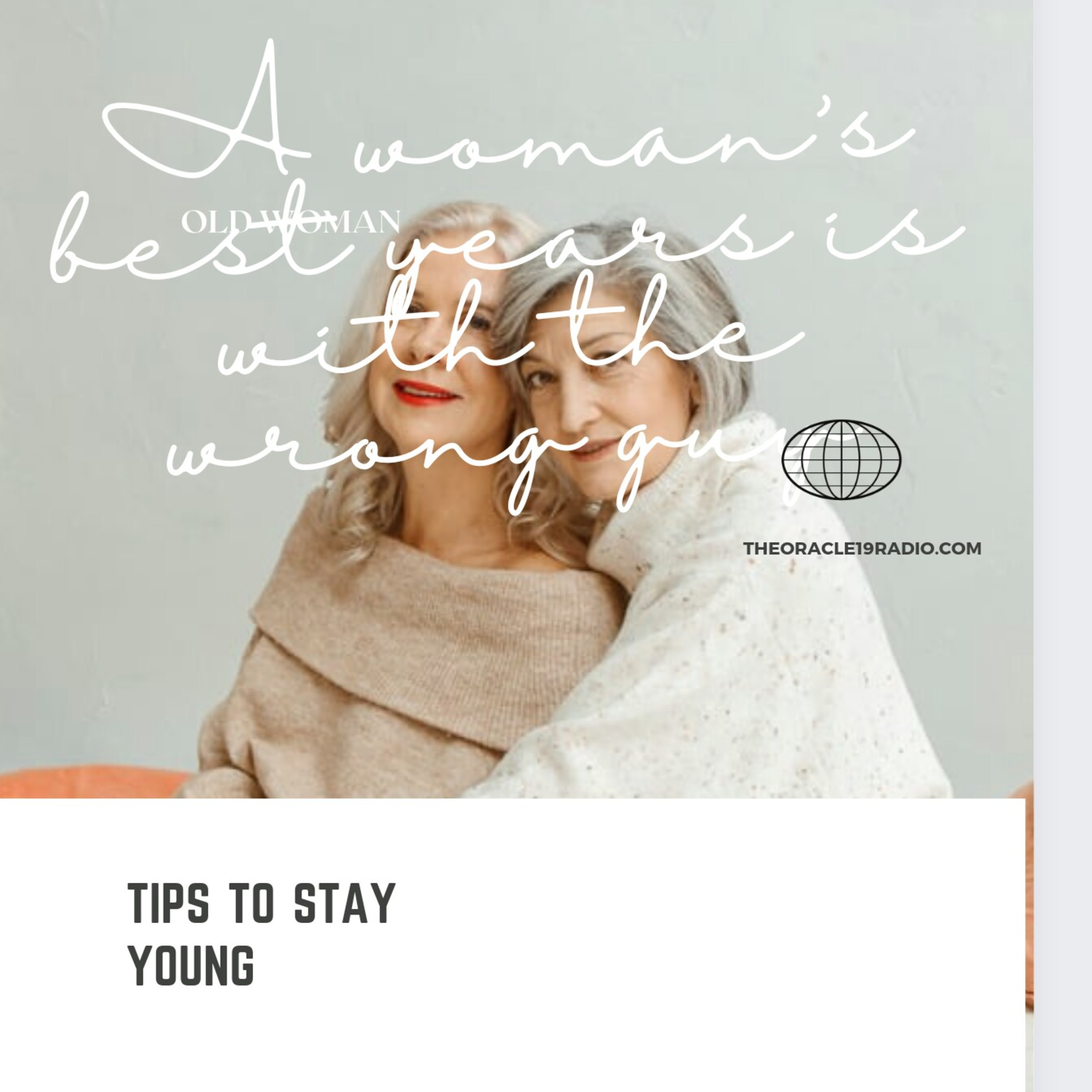 A woman's best years are with the wrong guy  episode artwork
