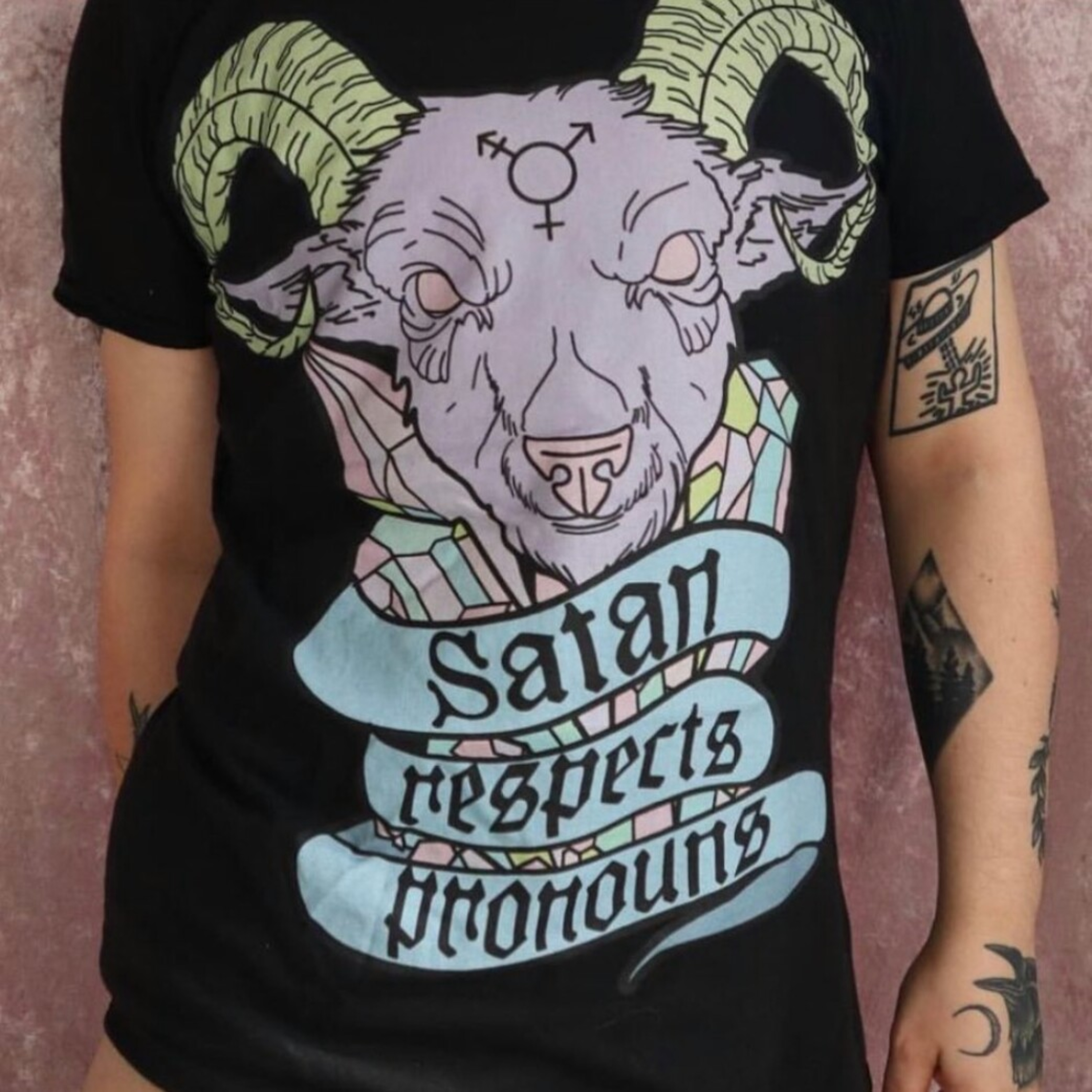 Satan respects pronouns episode artwork
