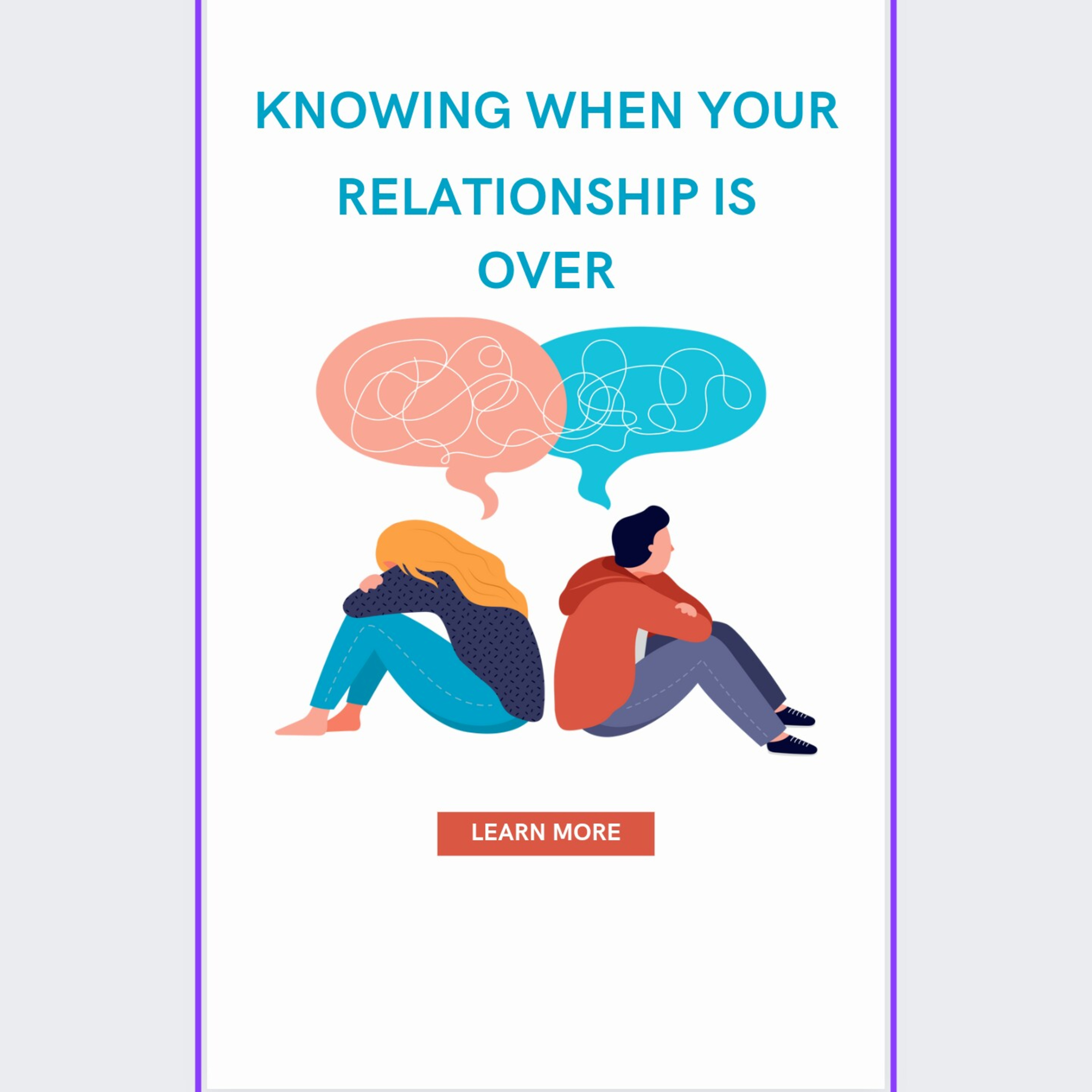 Knowing when your relationship is over episode artwork