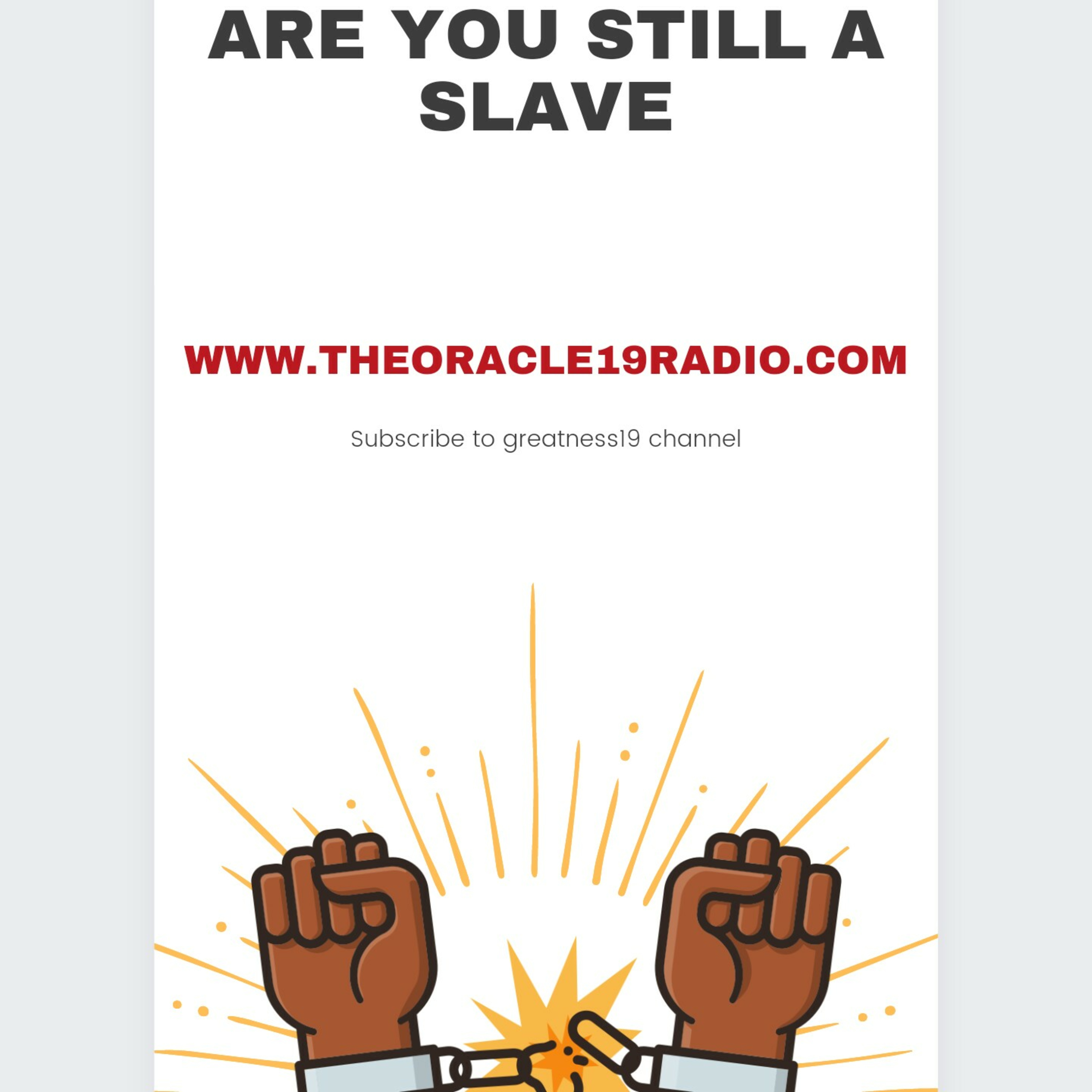Are you still a slave? episode artwork
