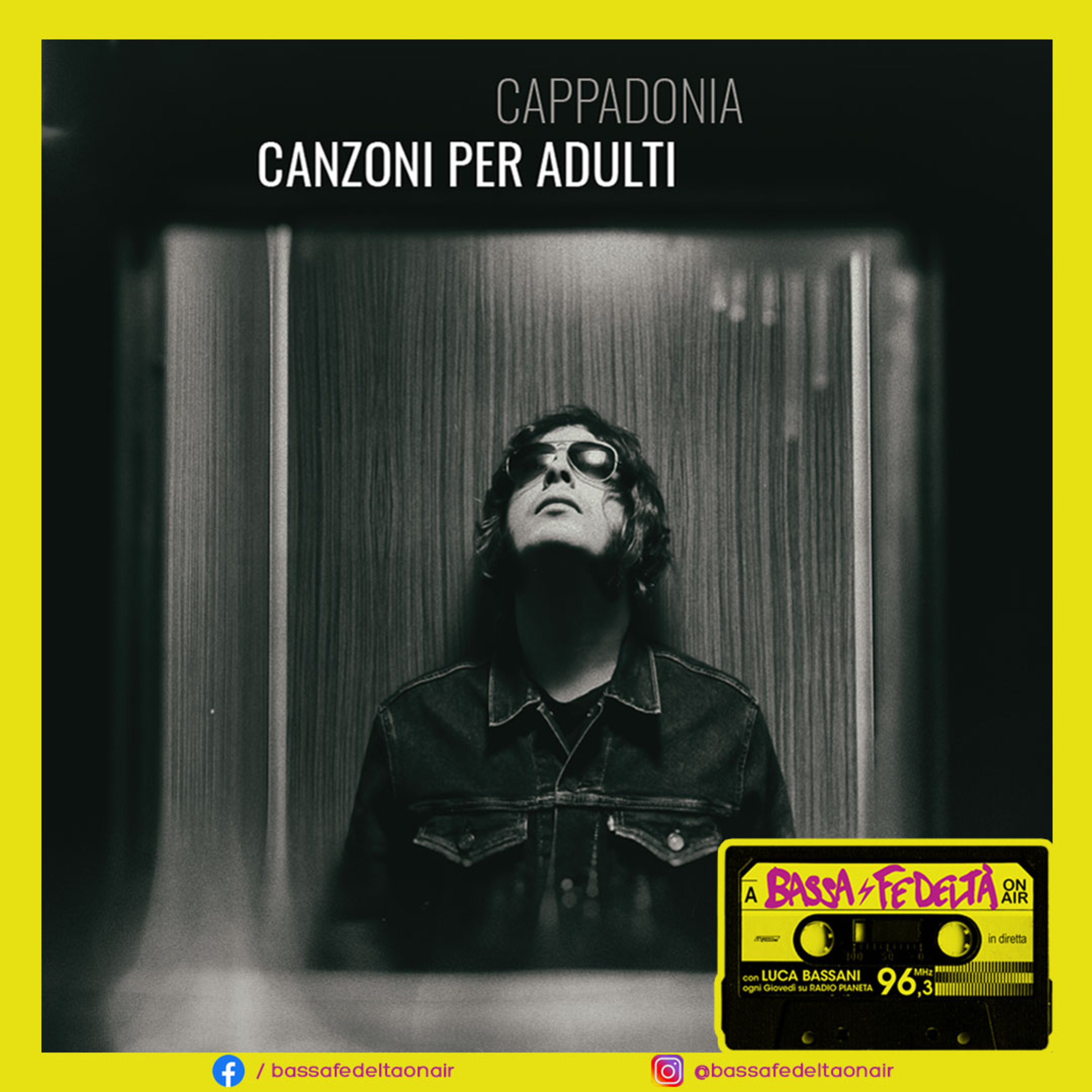 Cappadonia parla del nuovo album intitolato "Canzoni per Adulti" a Bassa Fedeltà On Air #Podcast episode artwork