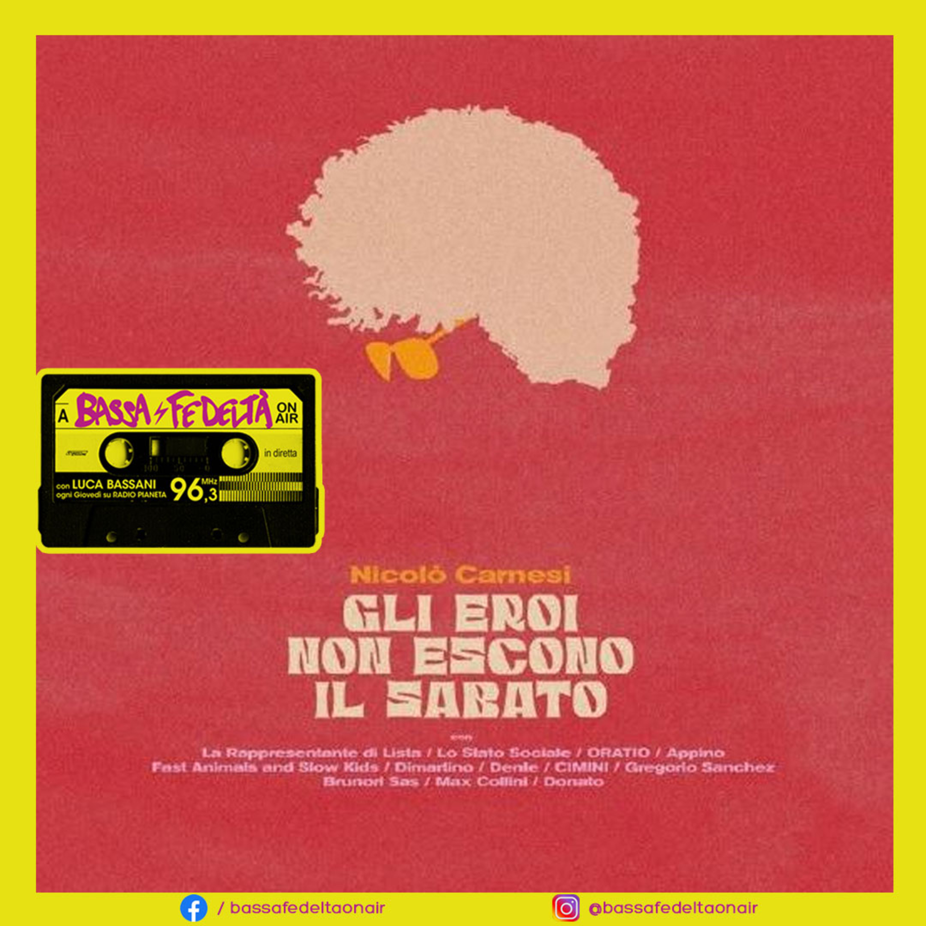 Nicolò Carnesi a Bassa Fedeltà On Air episode artwork