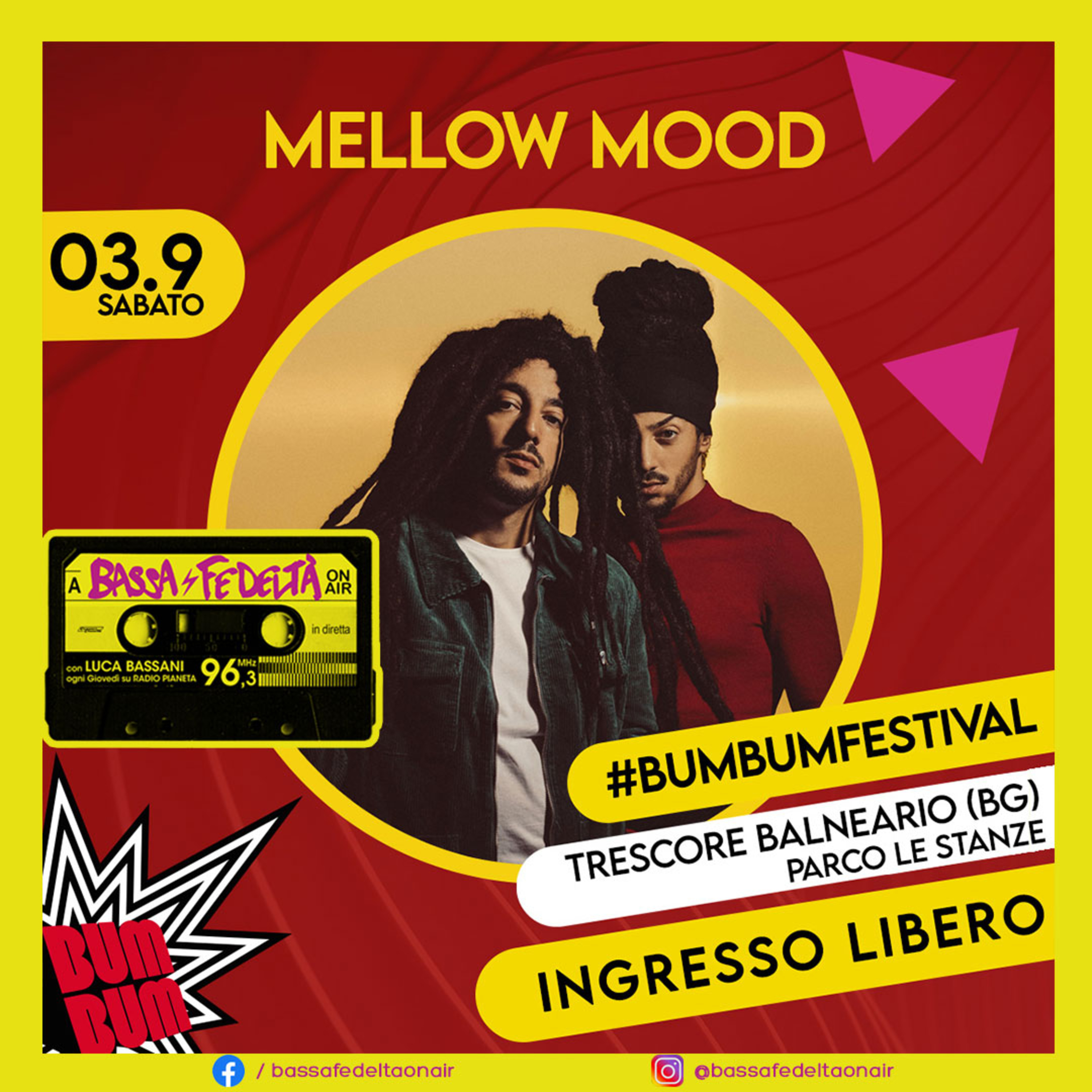 Mellow Mood a Bassa Fedeltà On Air per parlare del nuovo album e la prossima data al Bum Bum Festival 2022 episode artwork