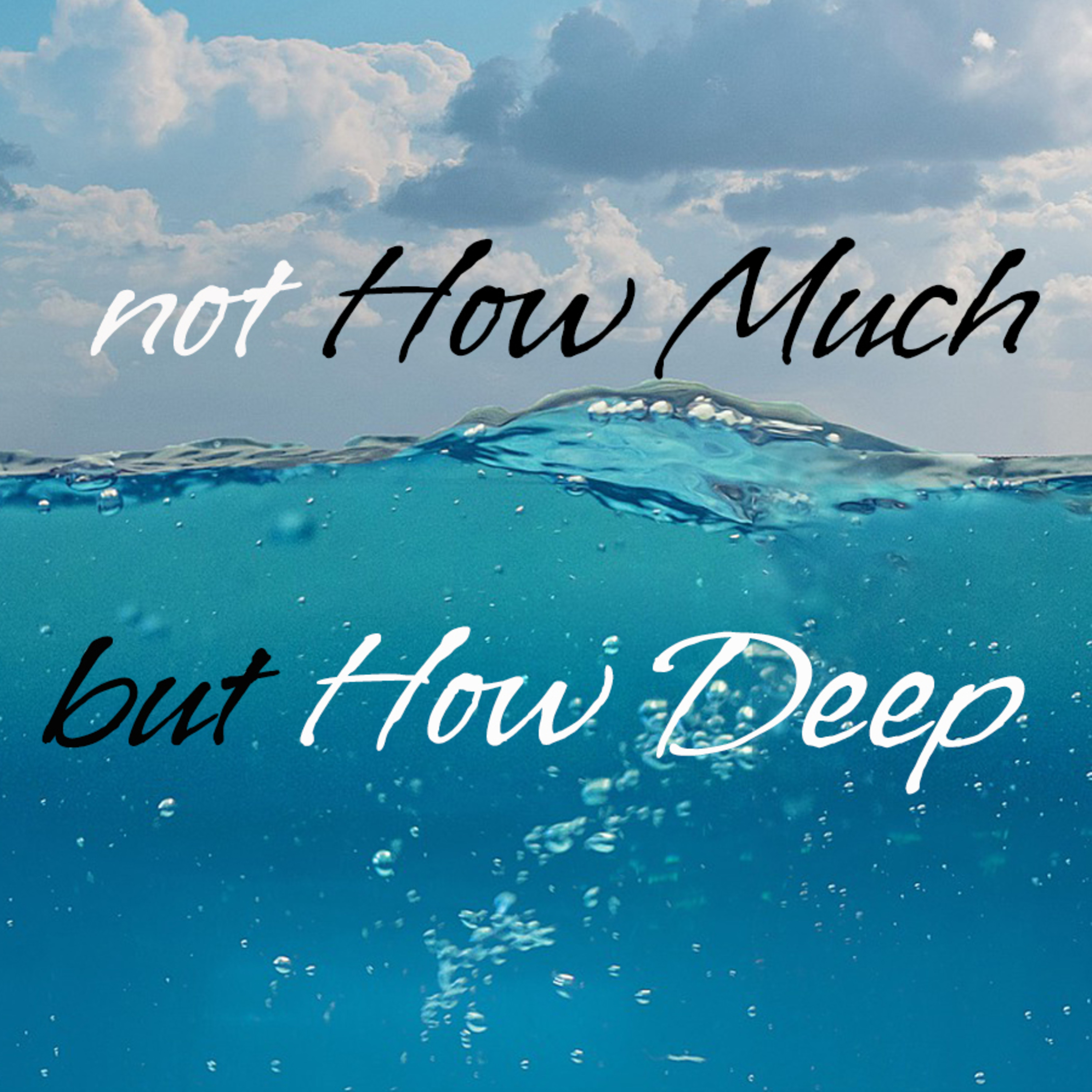 'Not How Much But How Deep' - Simon Morris - 2nd January 2022 episode artwork